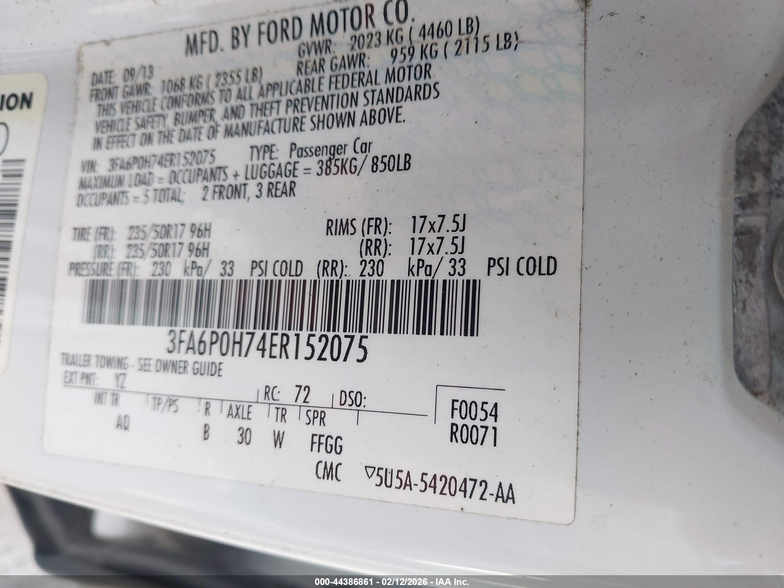 FORD FUSION image 9
