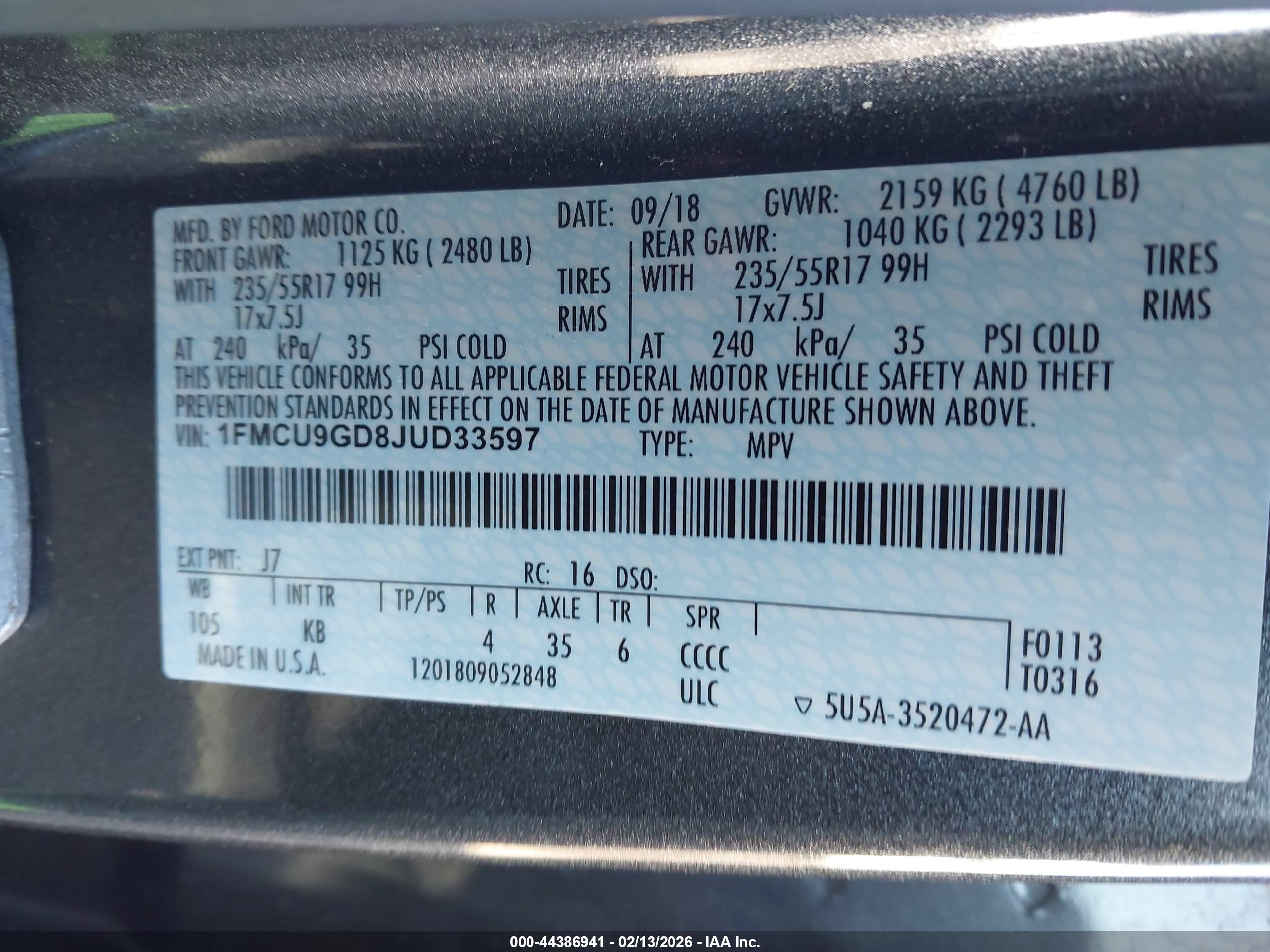 FORD ESCAPE image 9