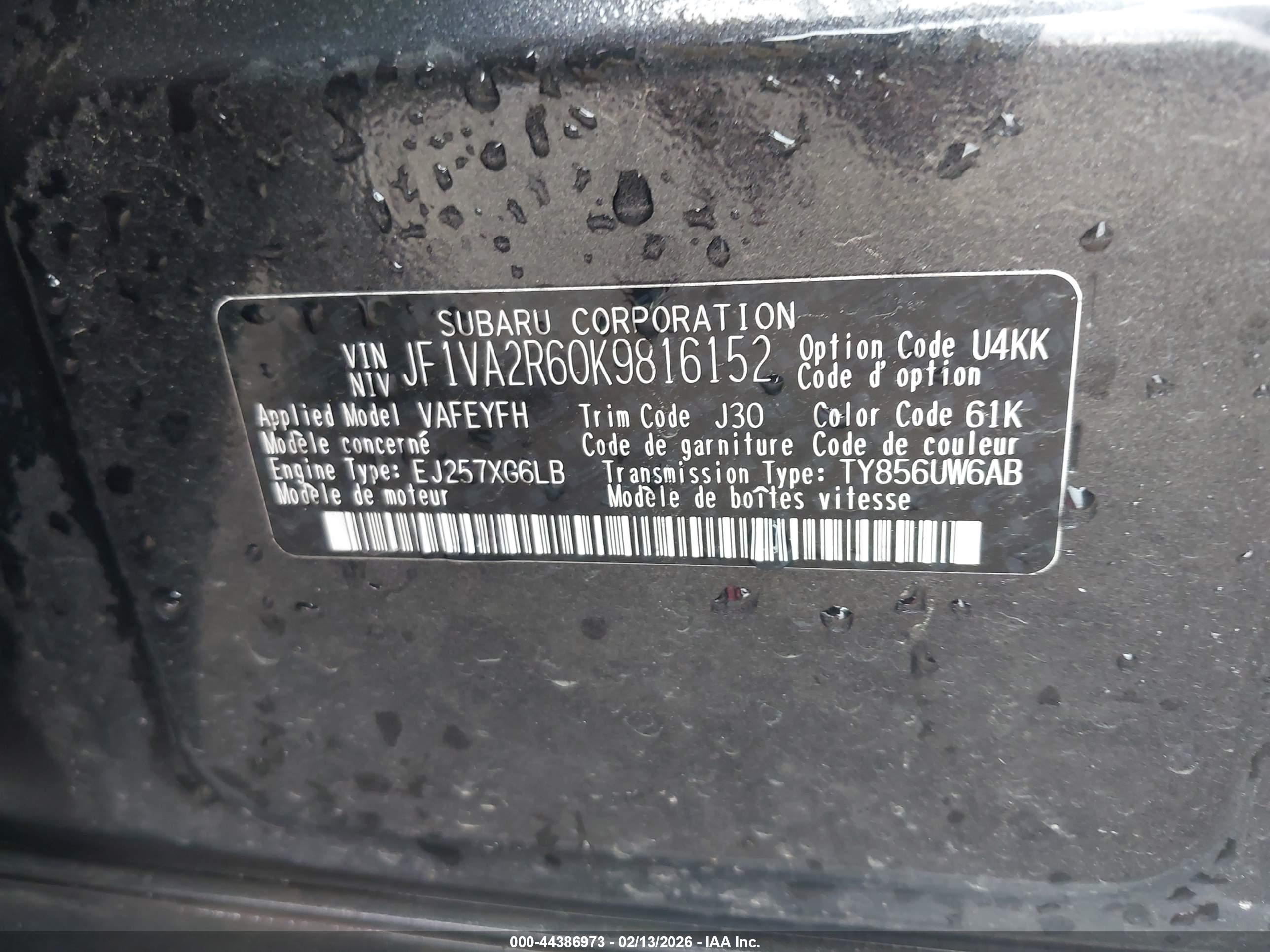 SUBARU WRX image 9