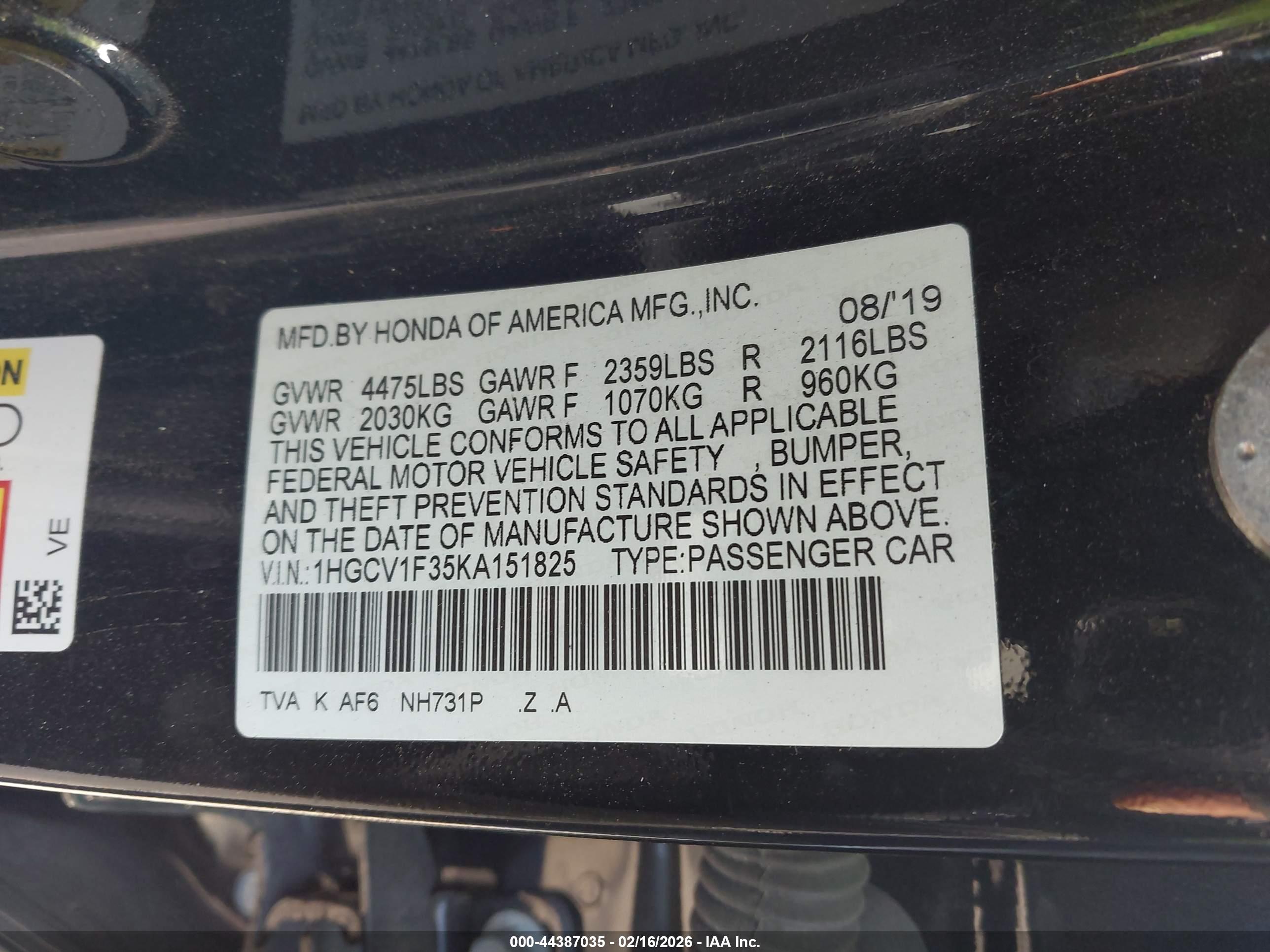 HONDA ACCORD image 9