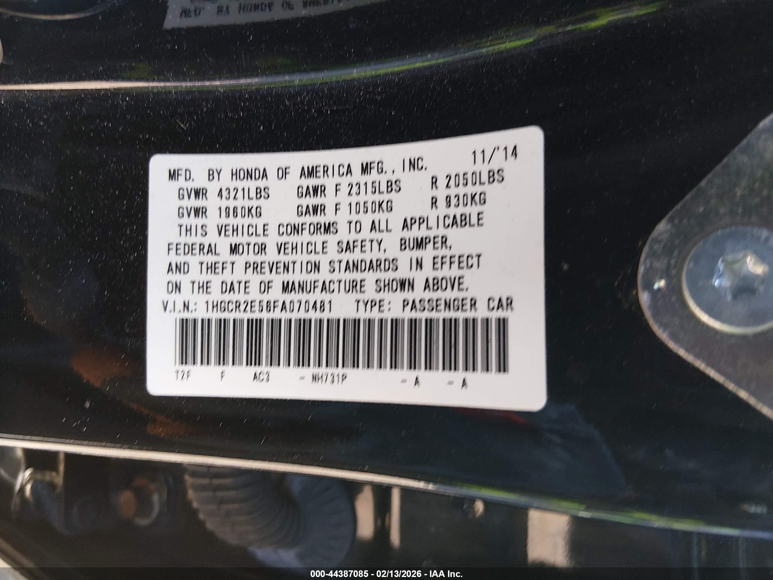 HONDA ACCORD image 9