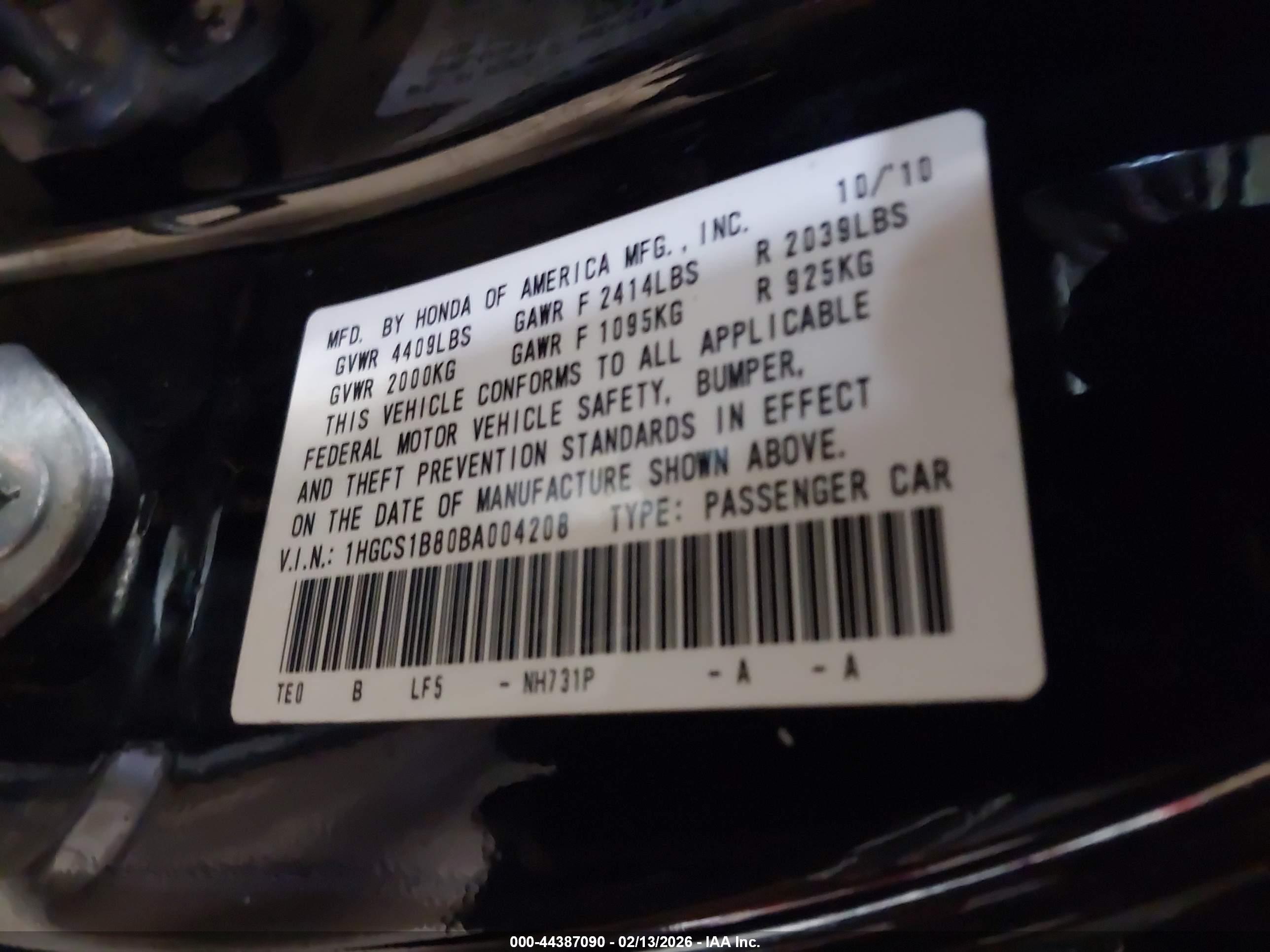HONDA ACCORD image 9
