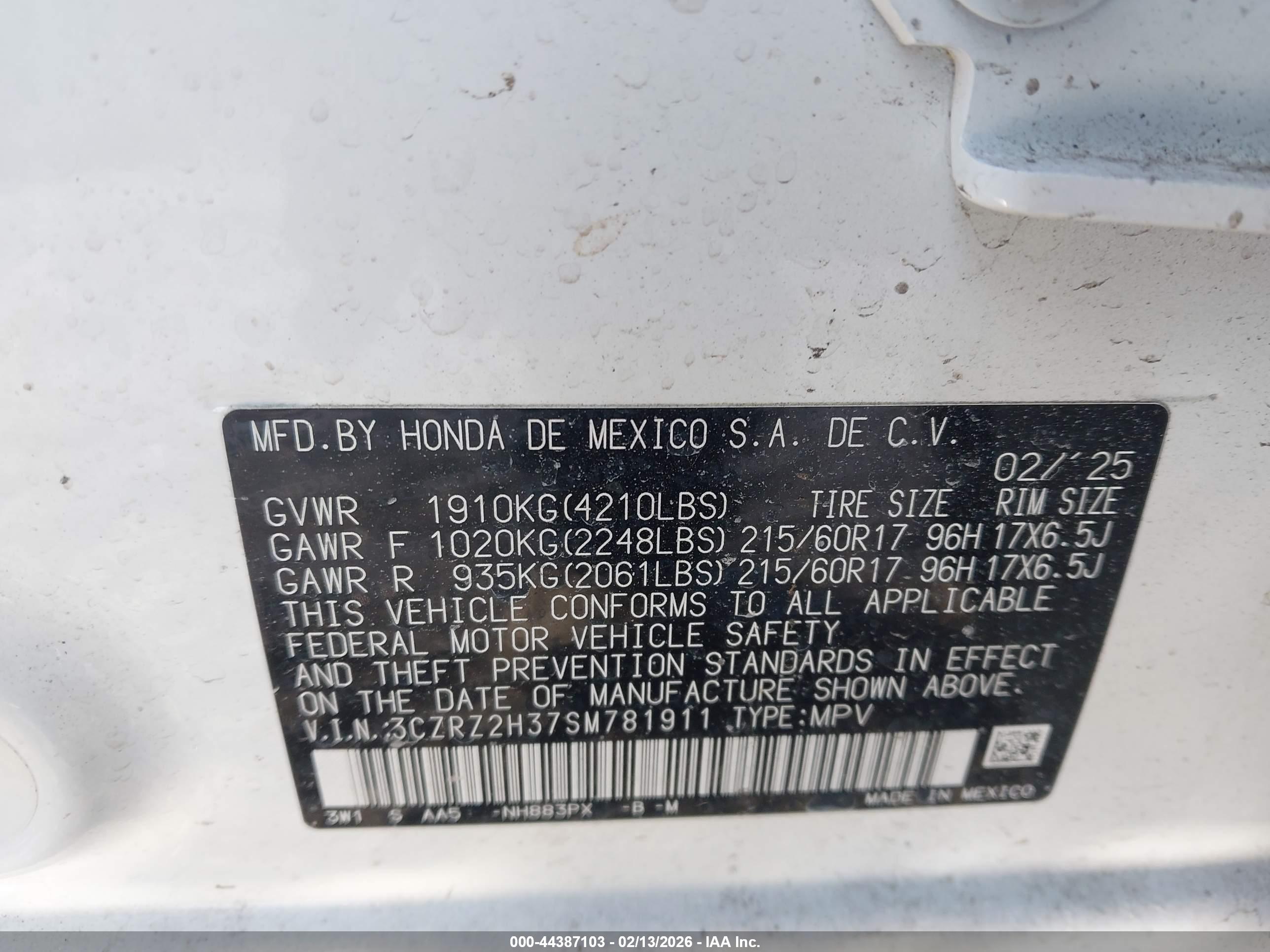 HONDA HR-V image 9