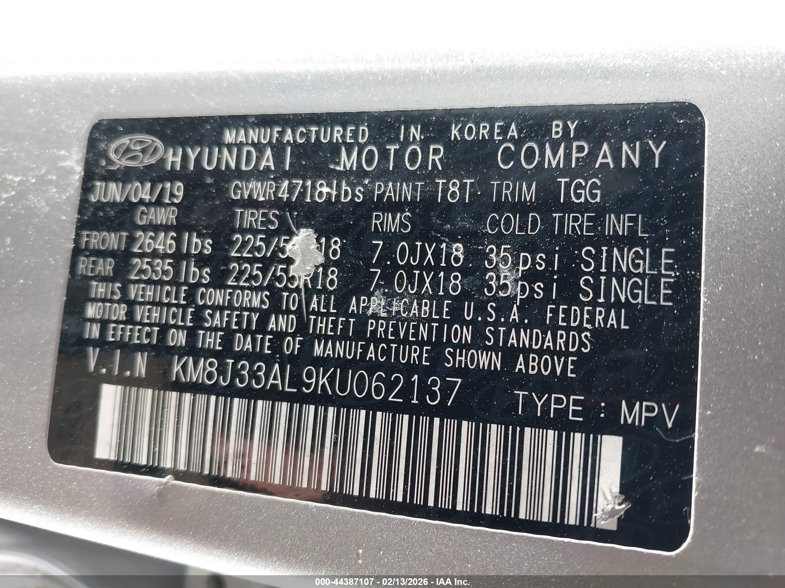 HYUNDAI TUCSON image 9