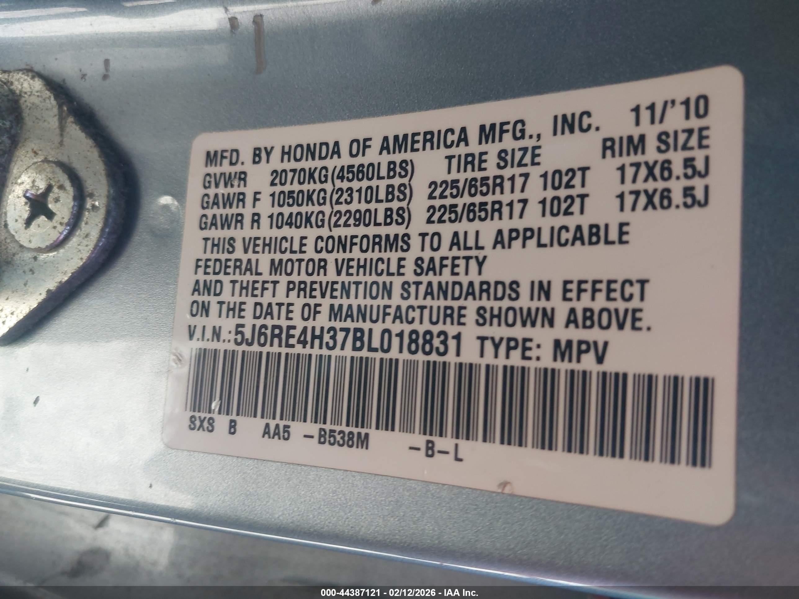HONDA CR-V image 9
