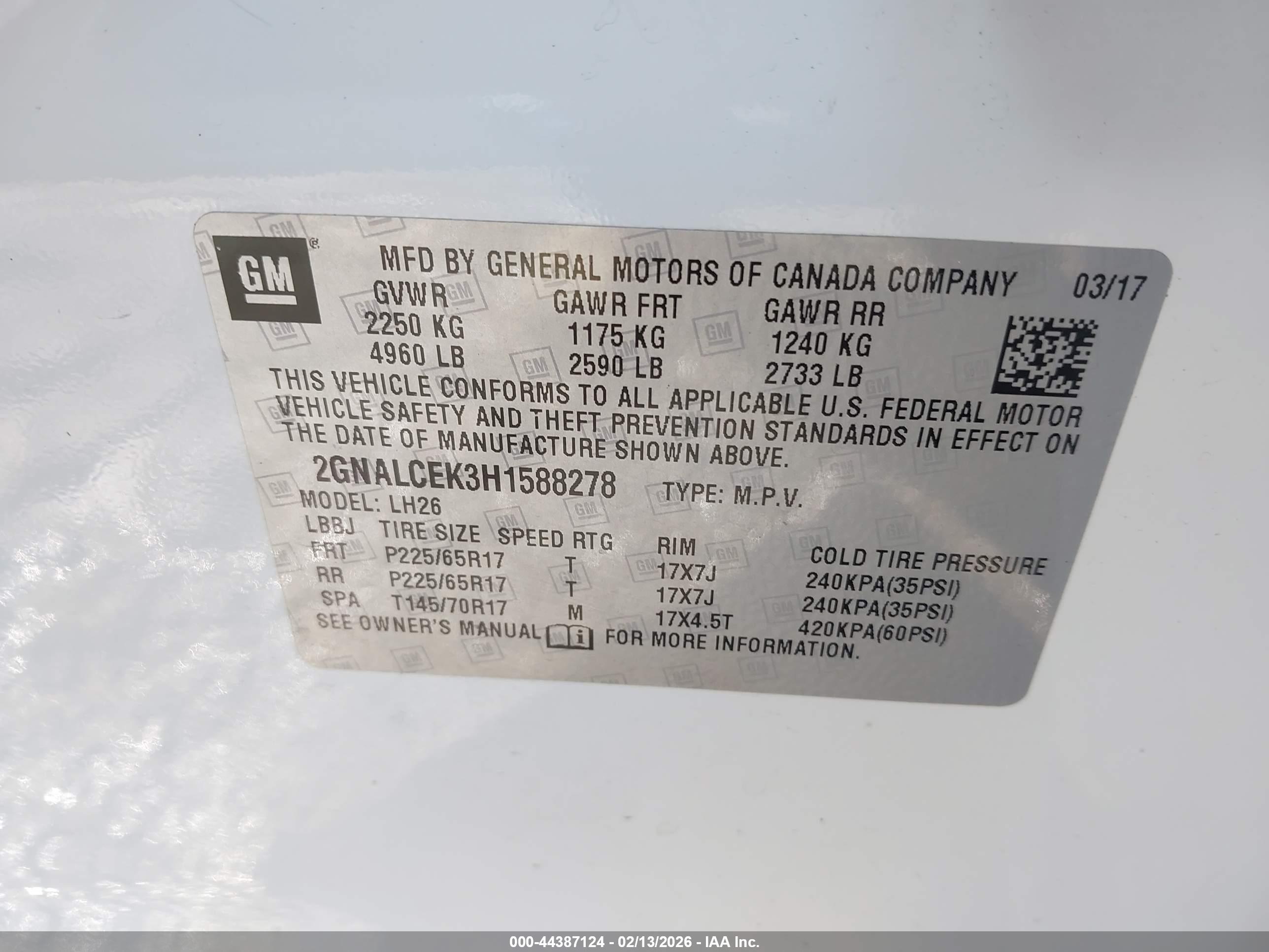 CHEVROLET EQUINOX image 9