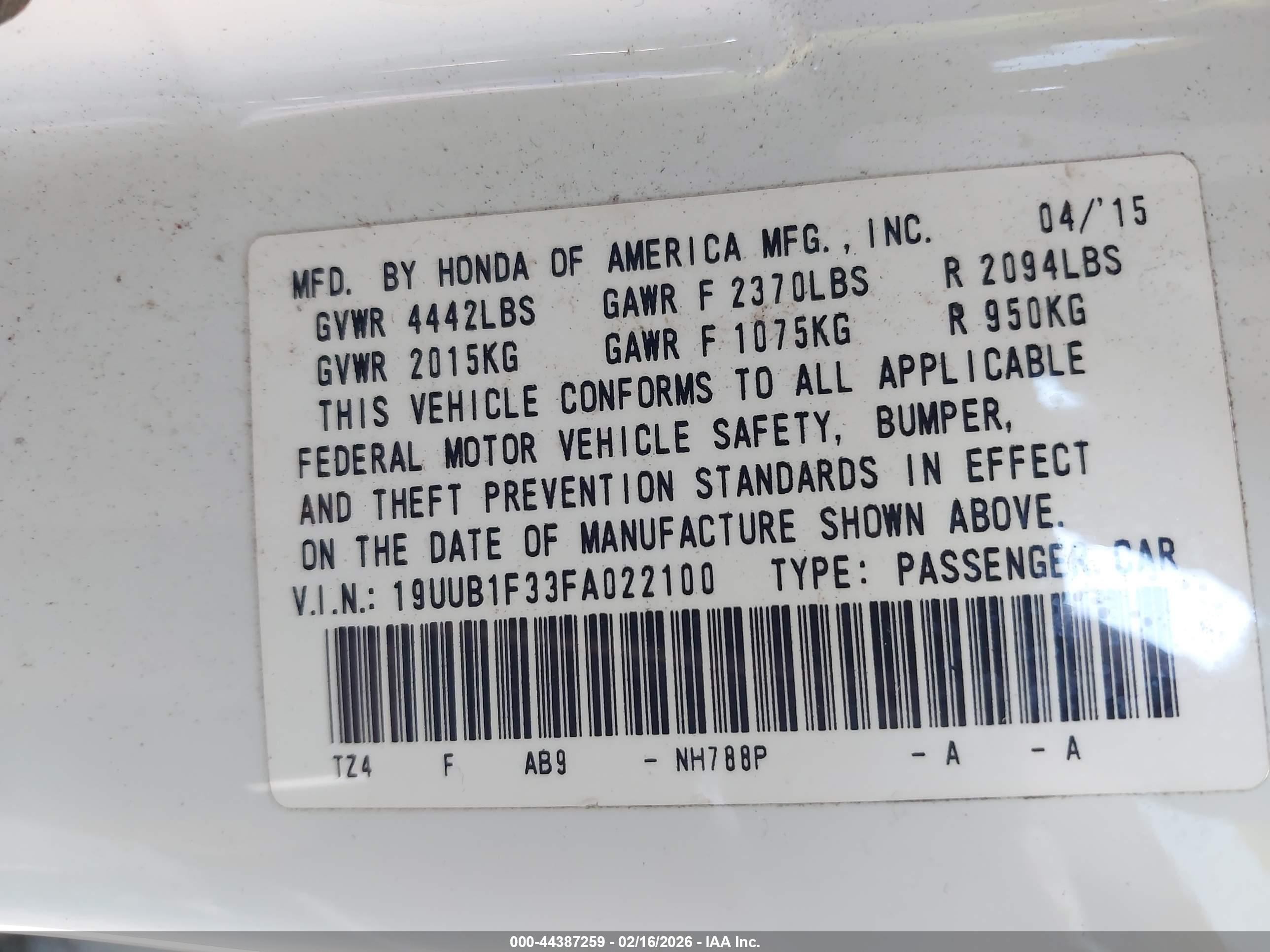 ACURA TLX image 9