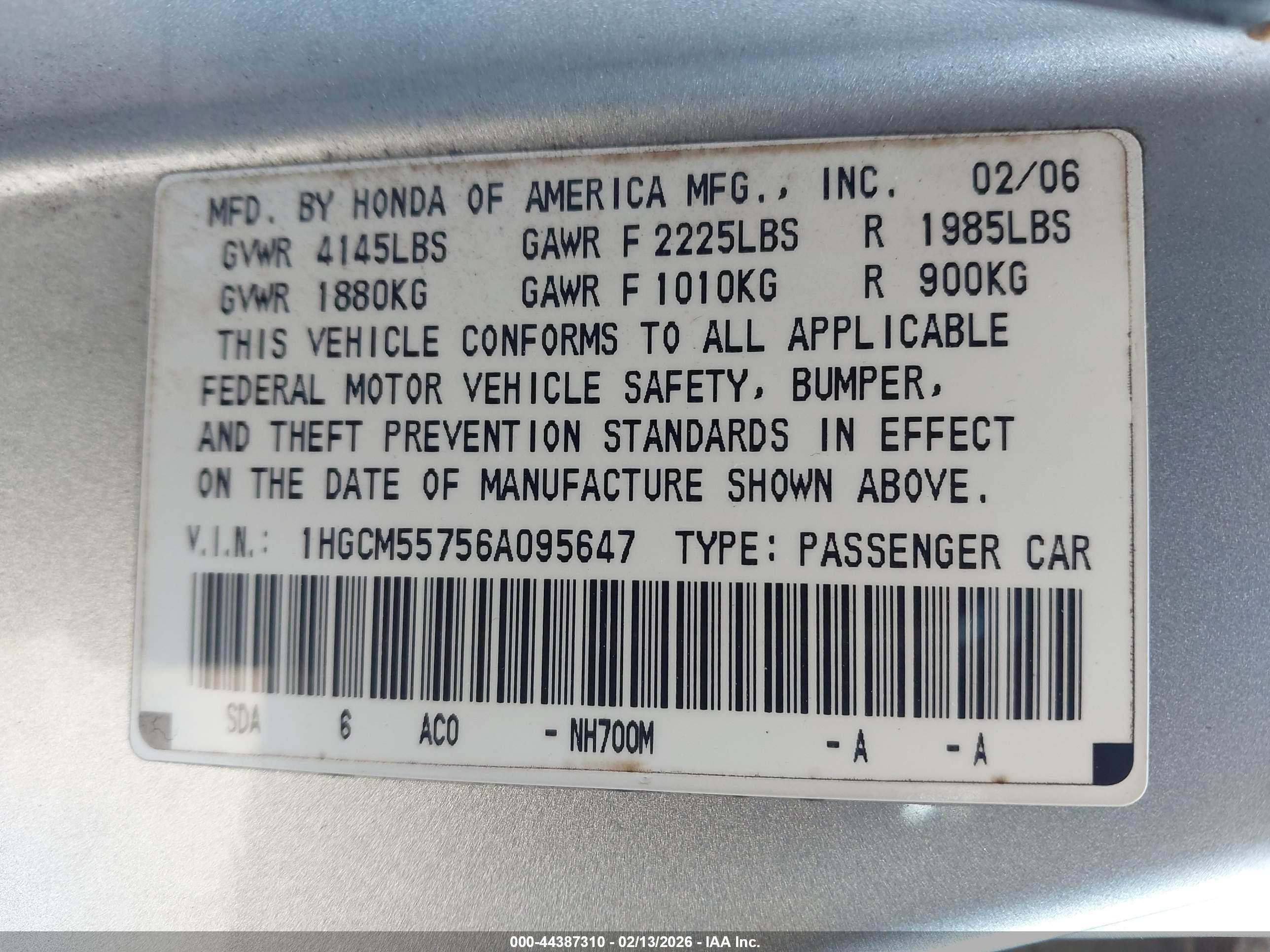 HONDA ACCORD image 9