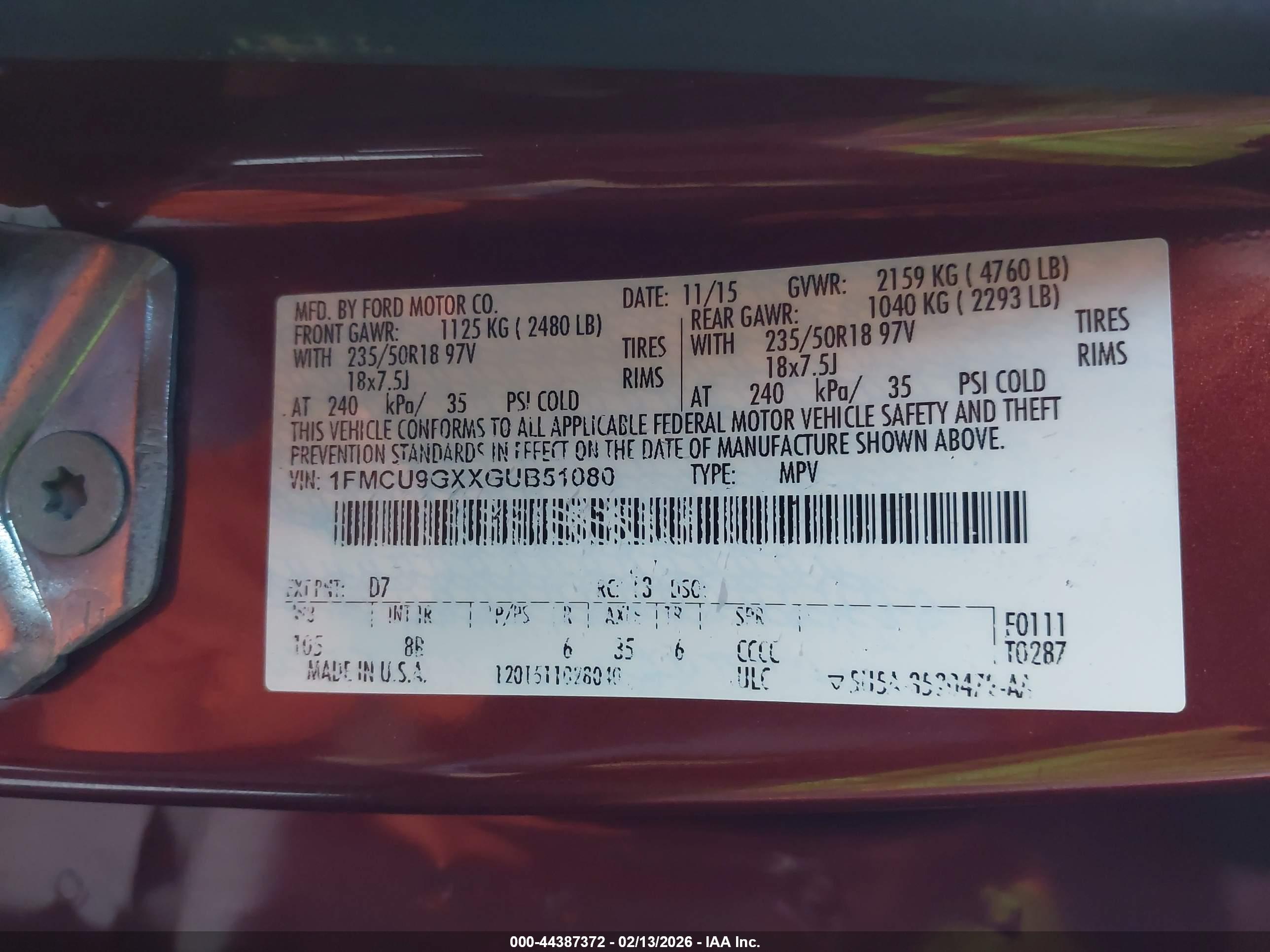 FORD ESCAPE image 9