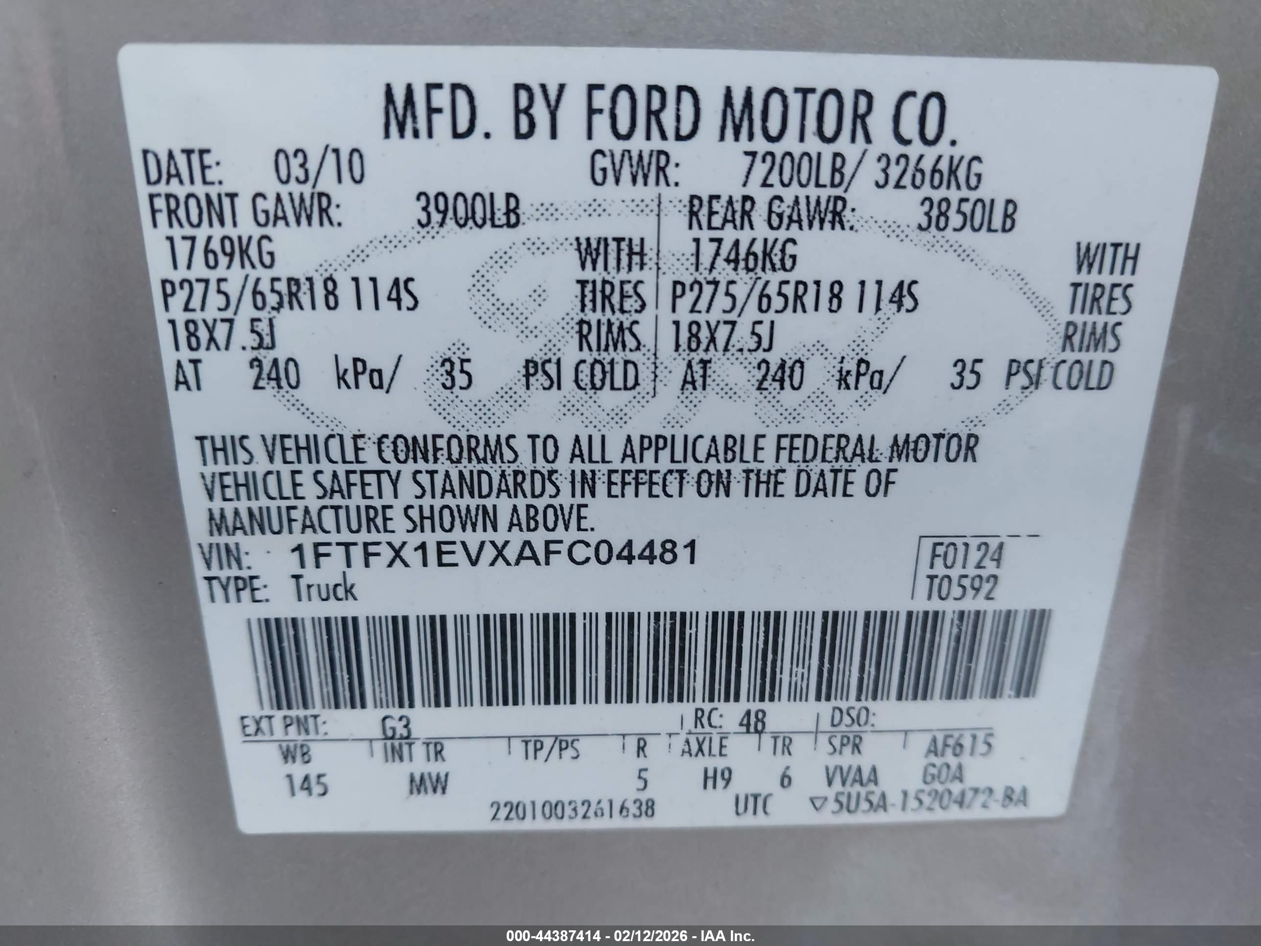 FORD F-150 image 9