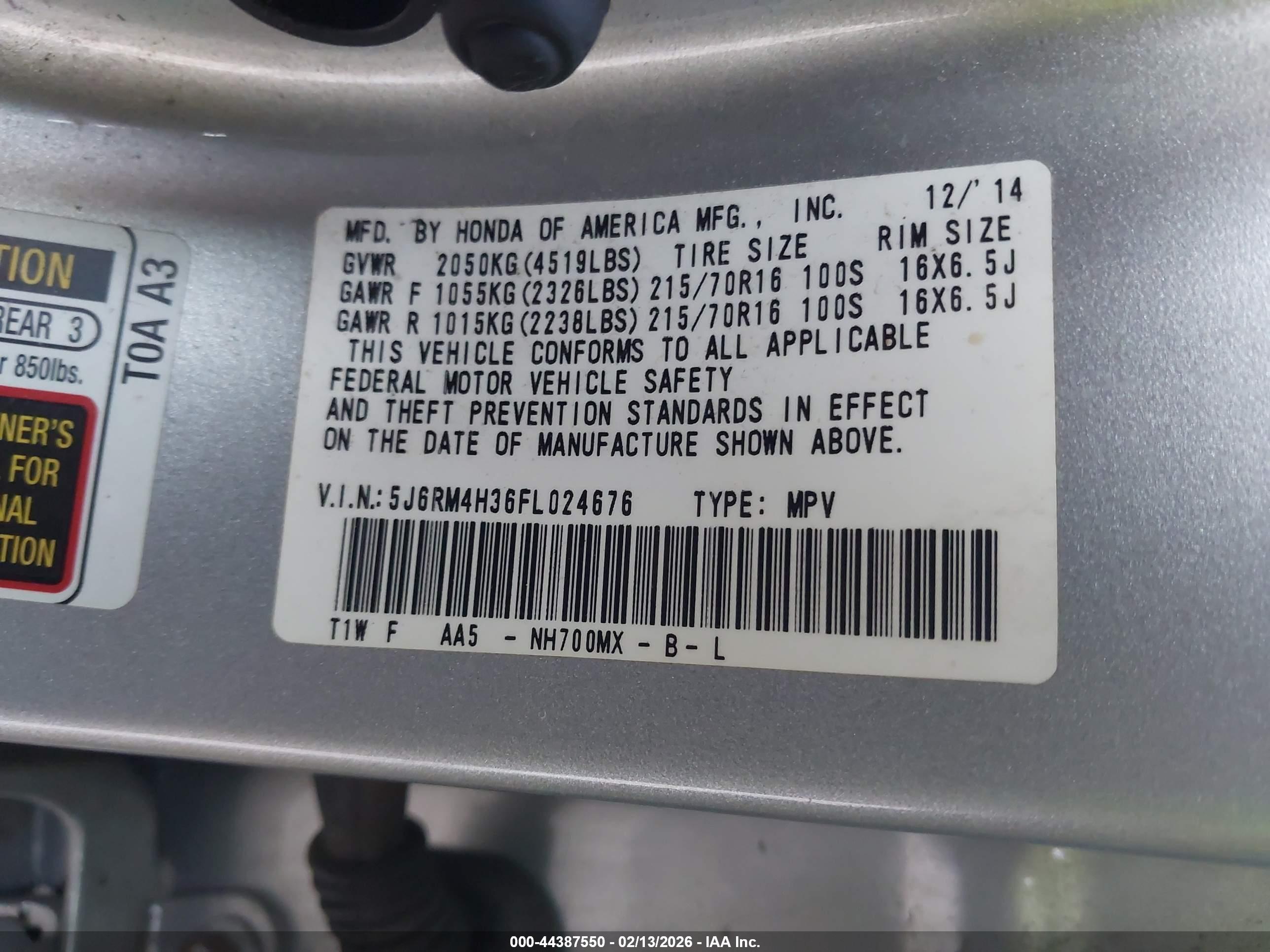 HONDA CR-V image 9