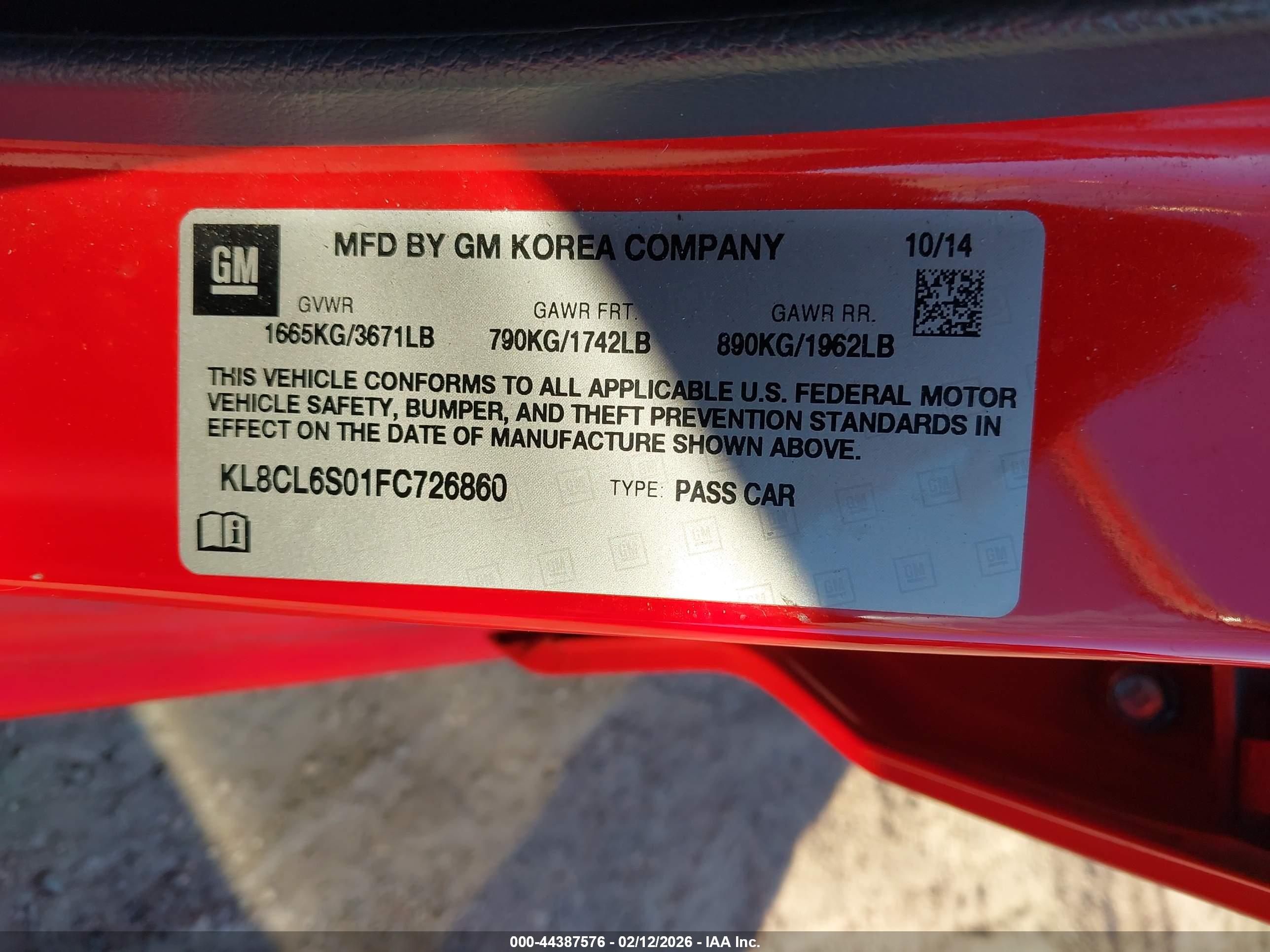 CHEVROLET SPARK image 9