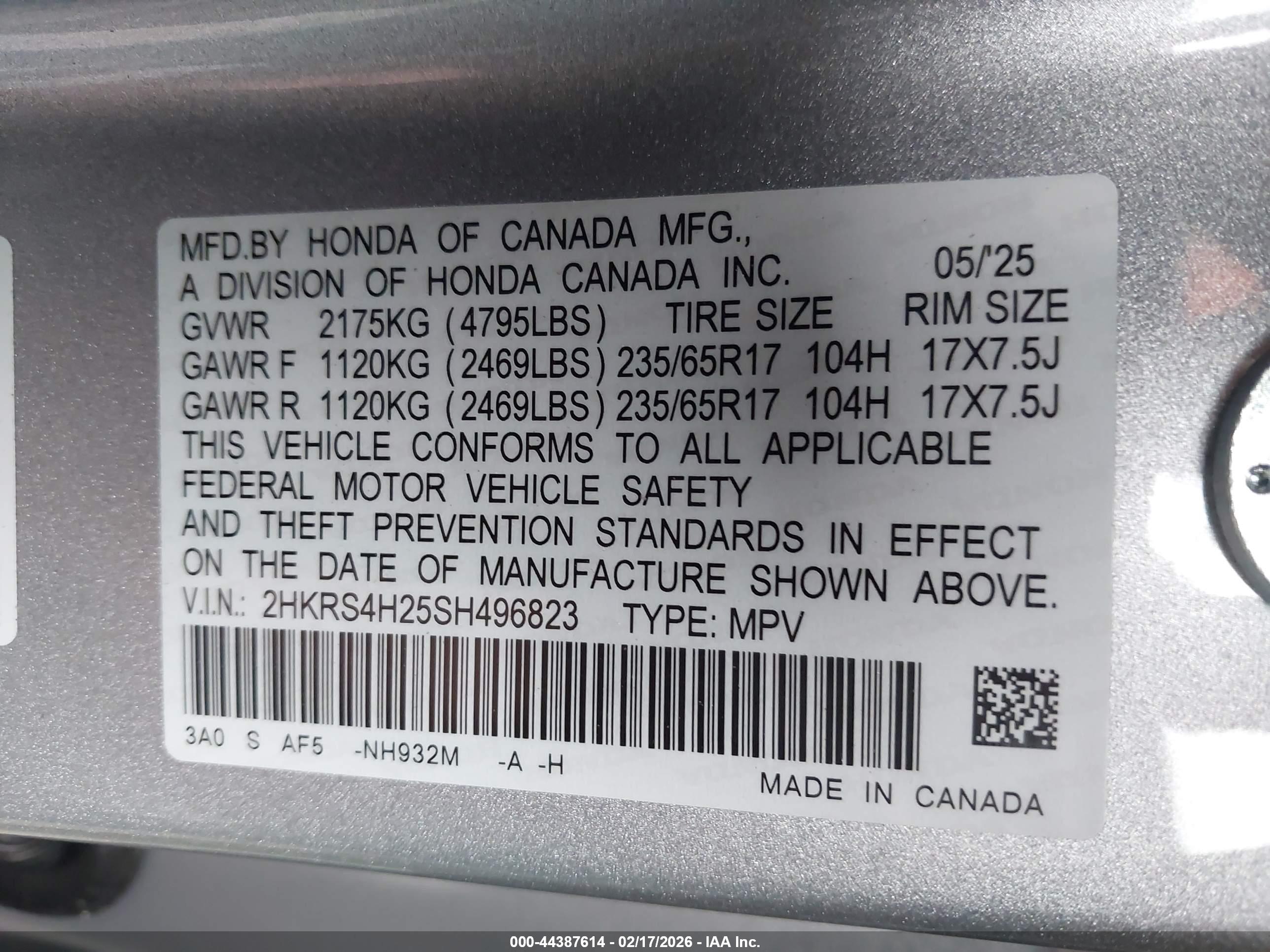 HONDA CR-V image 9