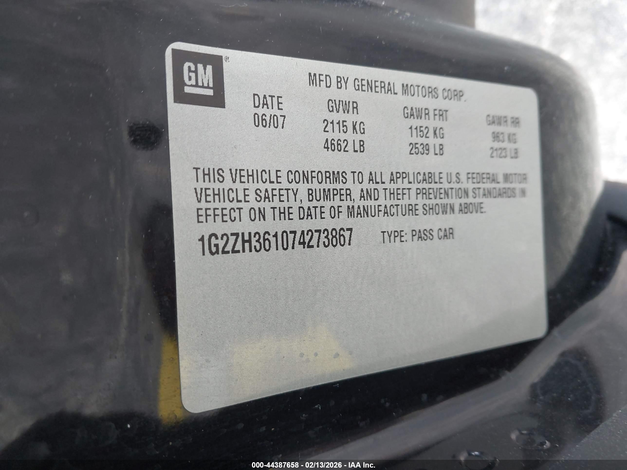 PONTIAC G6 image 9