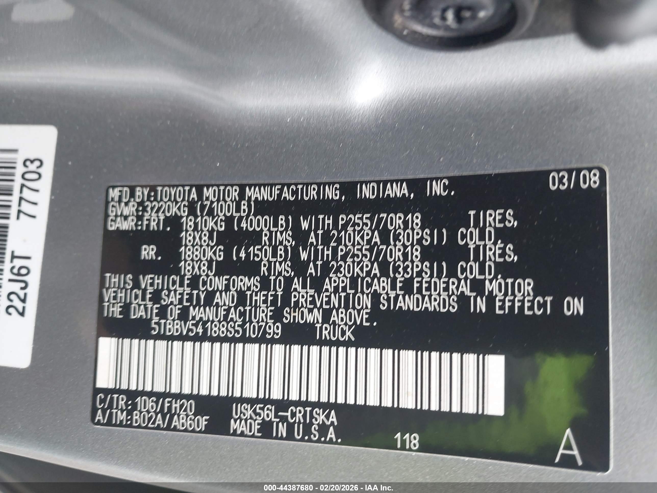 TOYOTA TUNDRA image 9