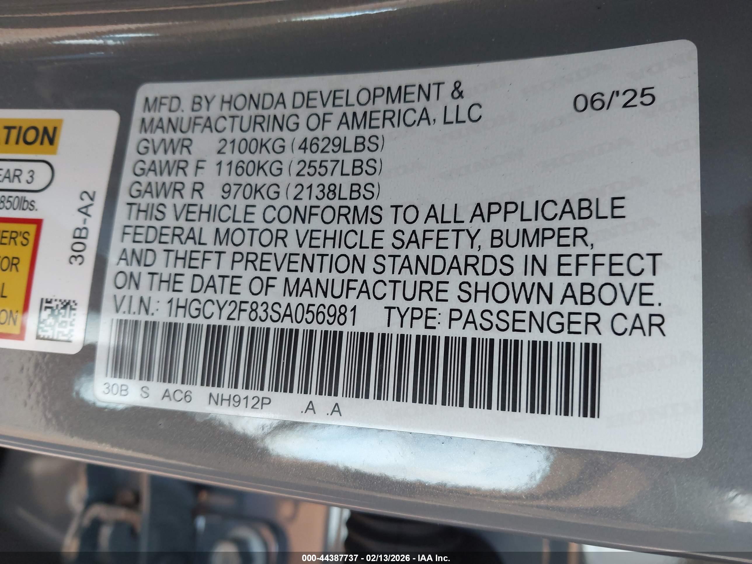 HONDA ACCORD image 9