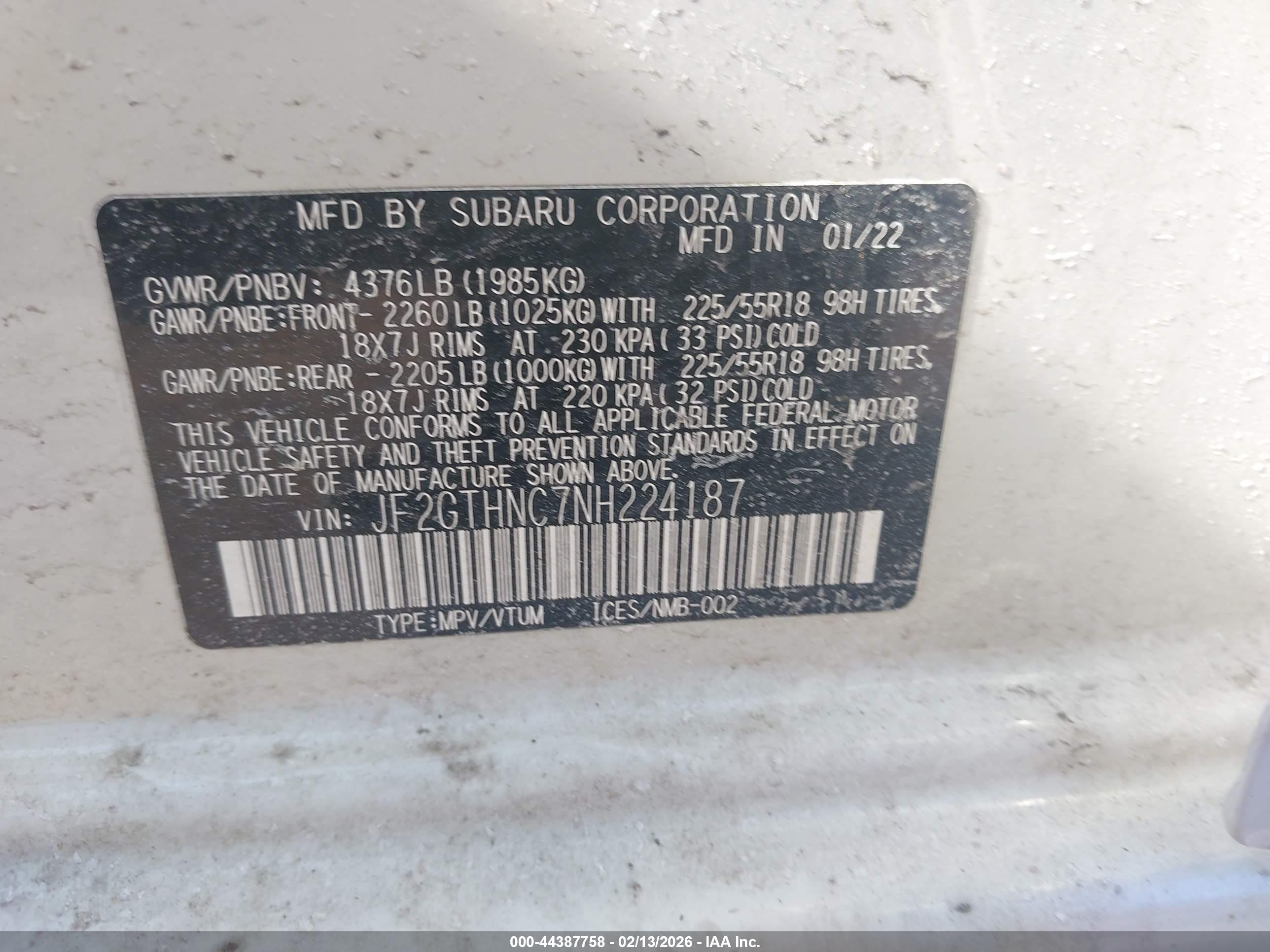 SUBARU CROSSTREK image 9