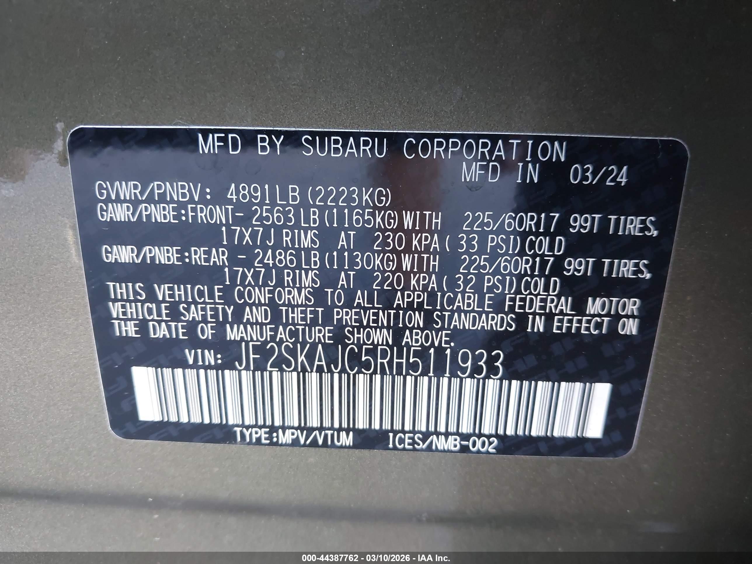 SUBARU FORESTER image 9