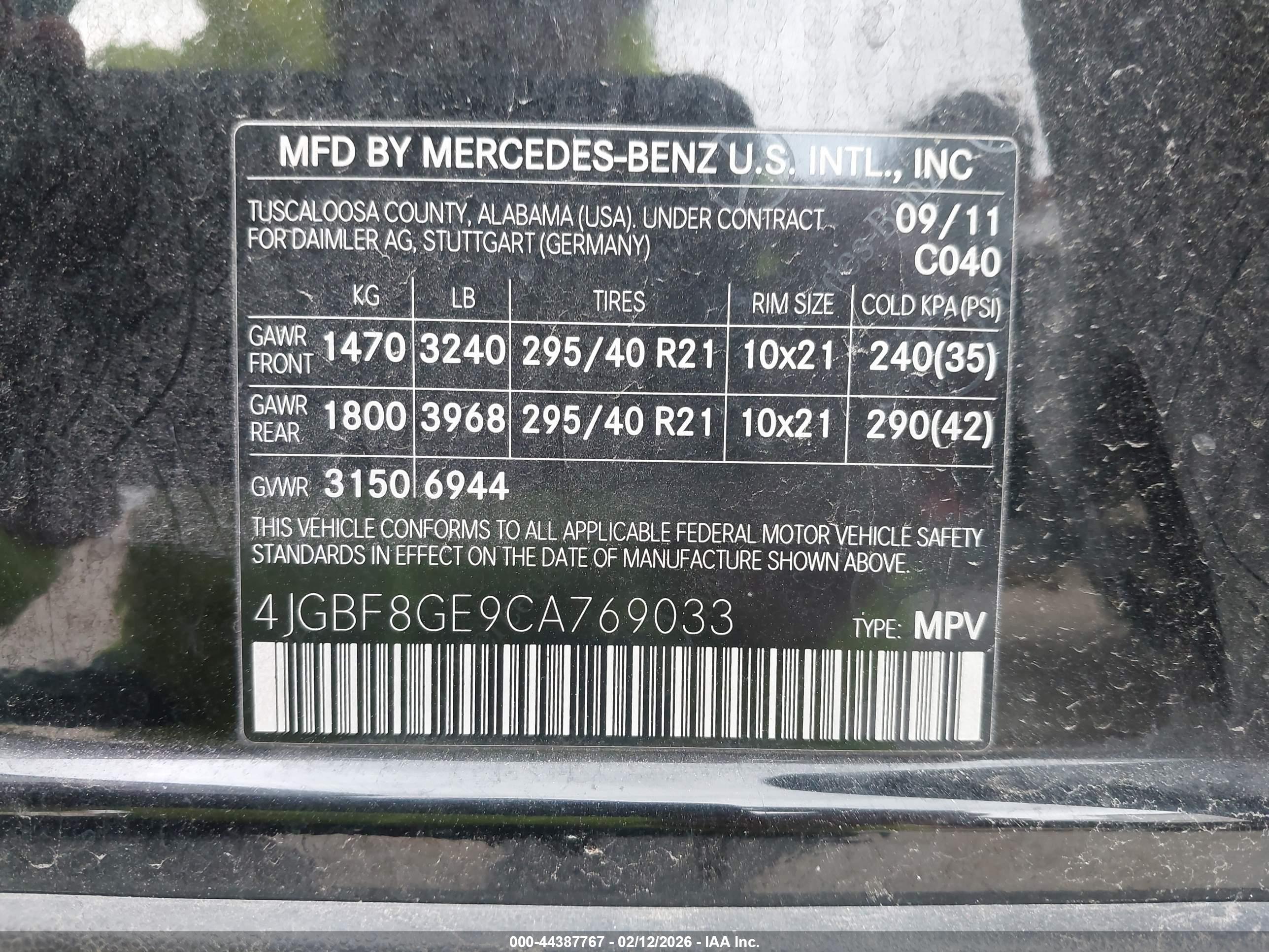 MERCEDES-BENZ GL image 9