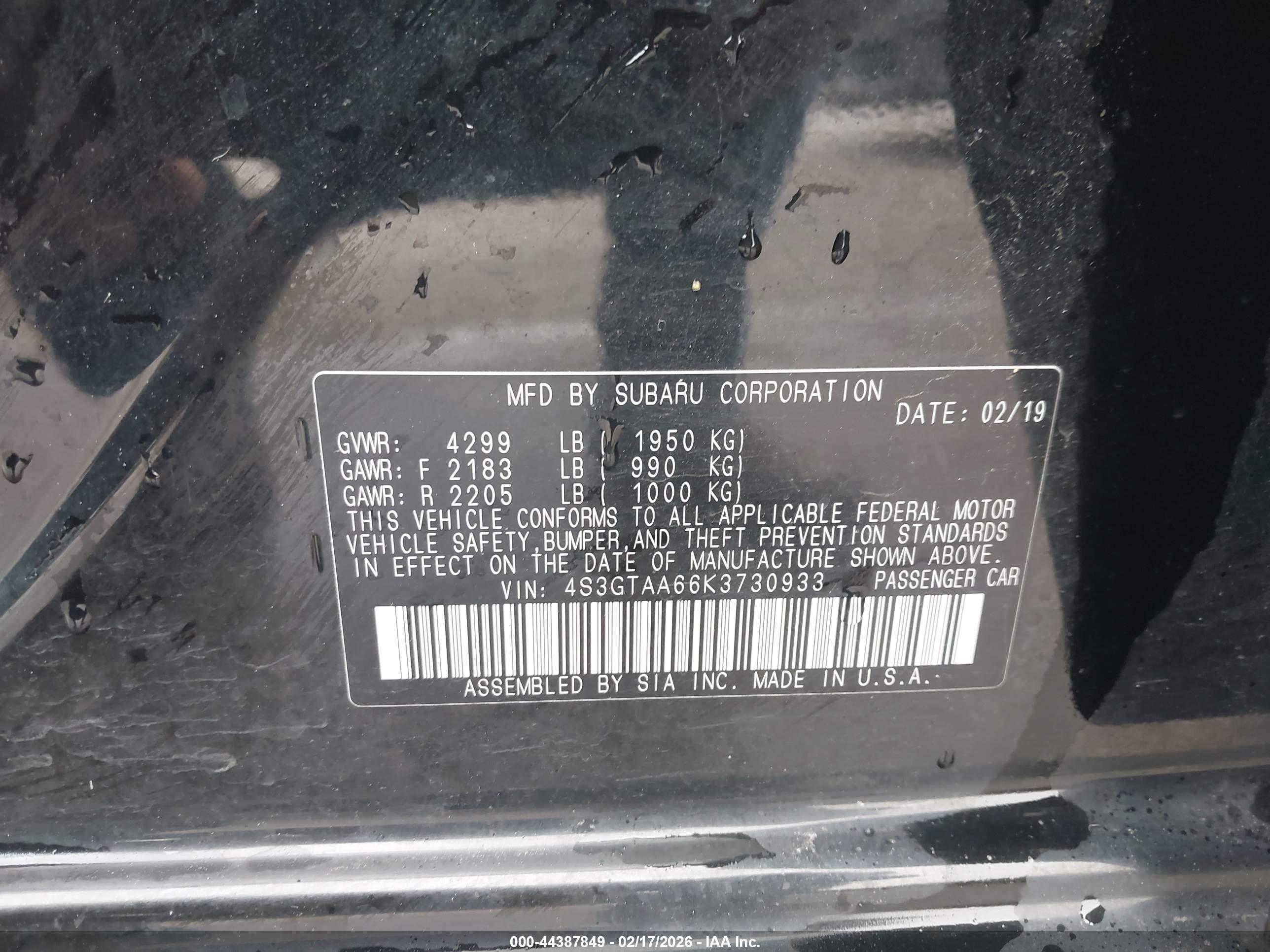 SUBARU IMPREZA image 9