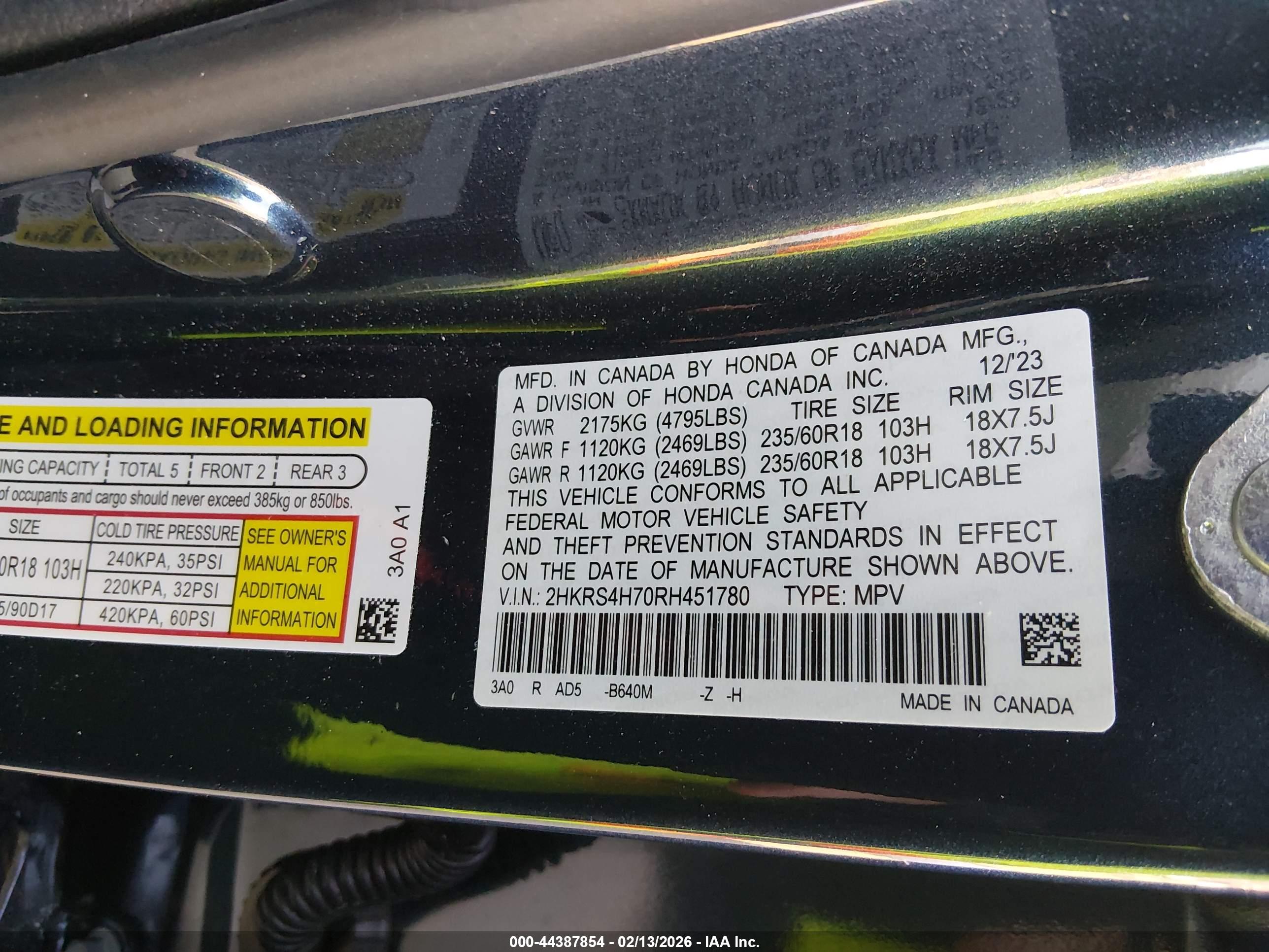 HONDA CR-V image 9