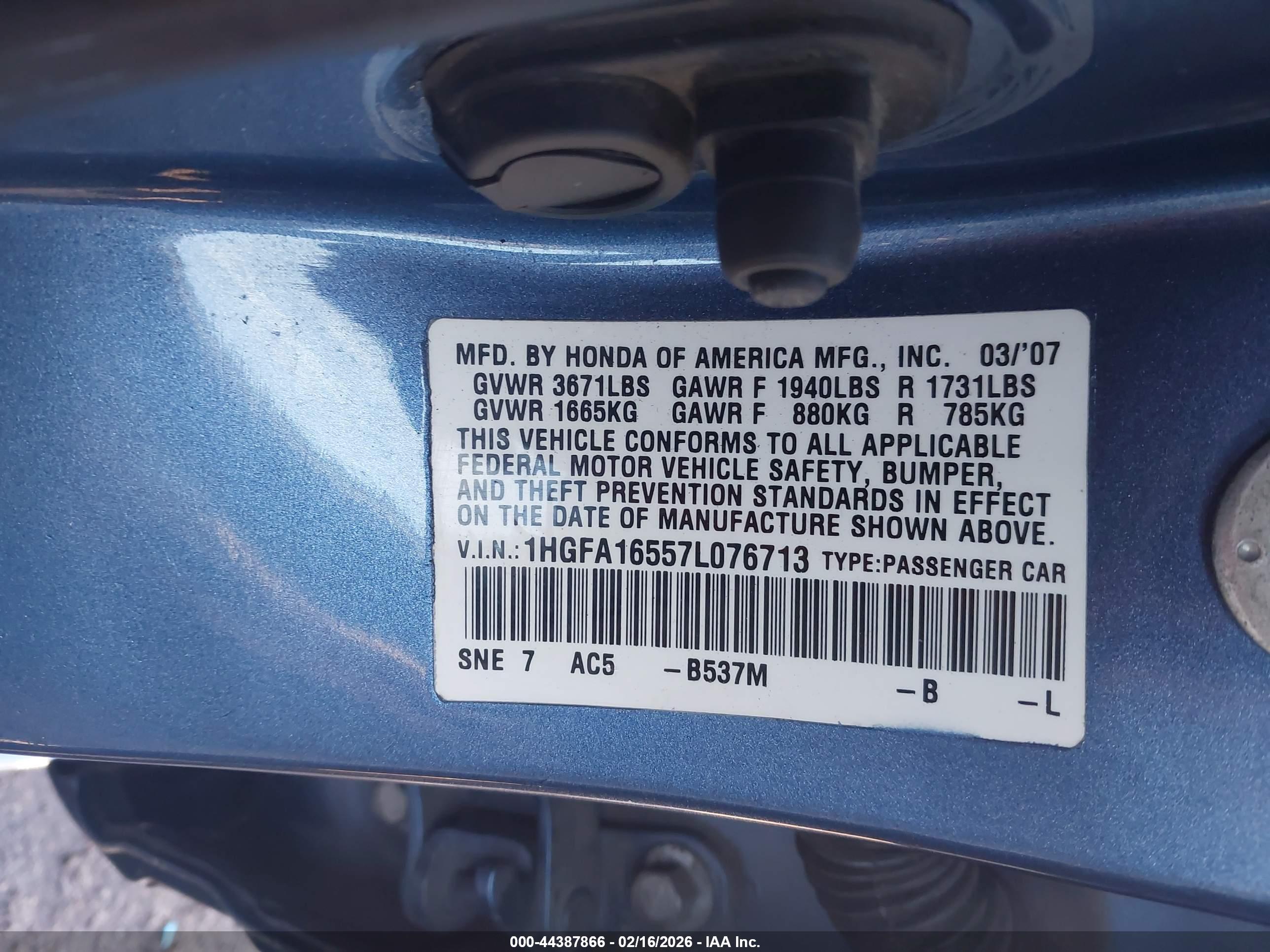 HONDA CIVIC image 9