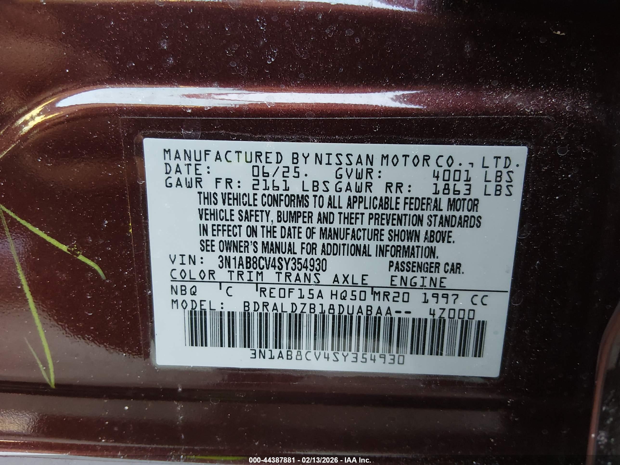 NISSAN SENTRA image 9