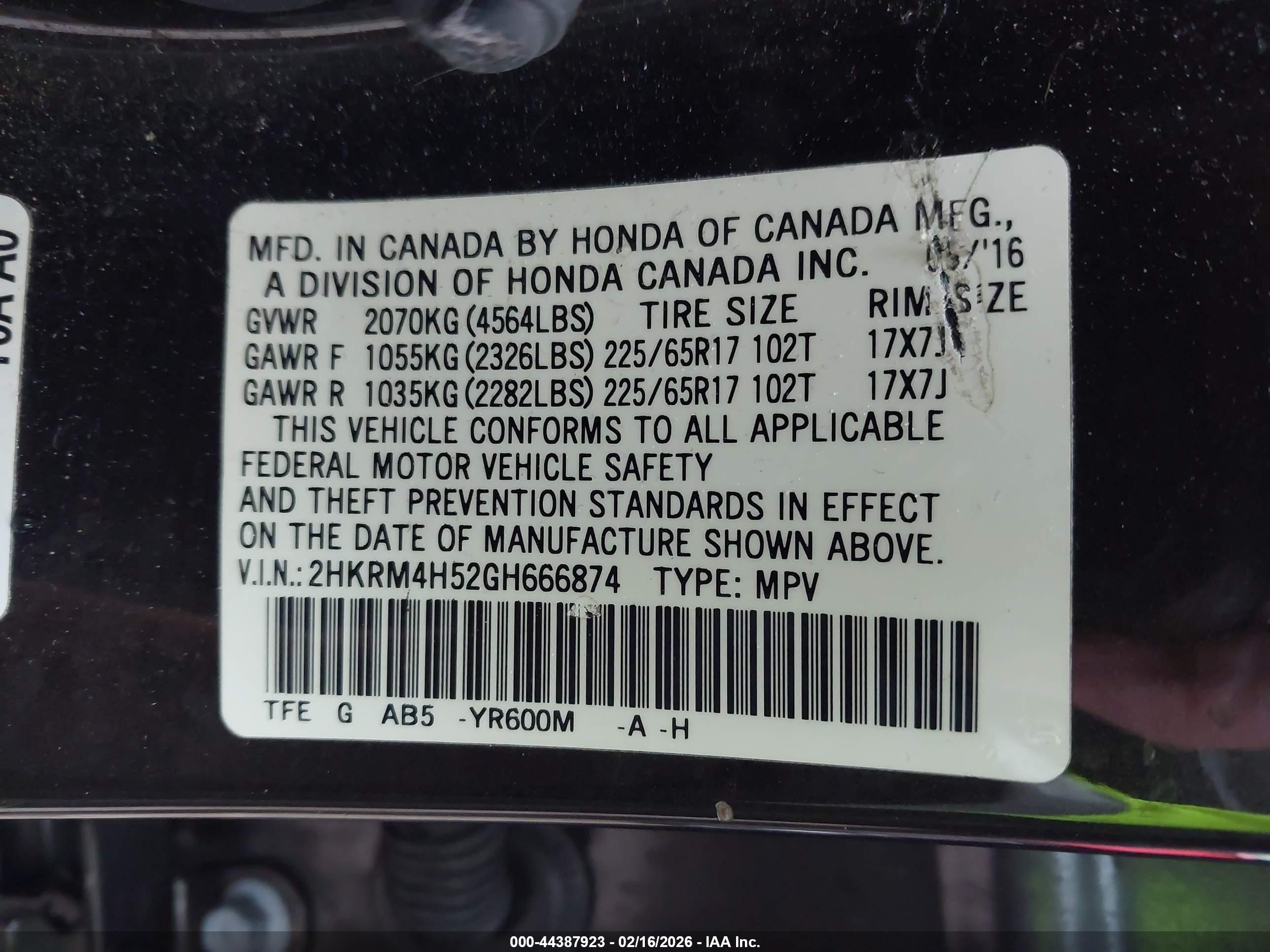 HONDA CR-V image 9