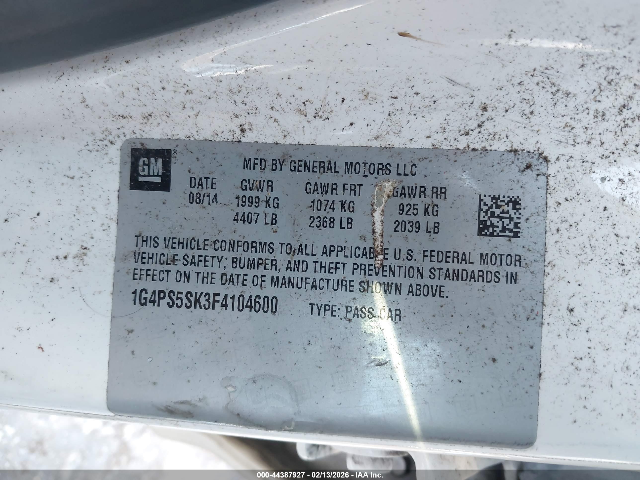 BUICK VERANO image 9