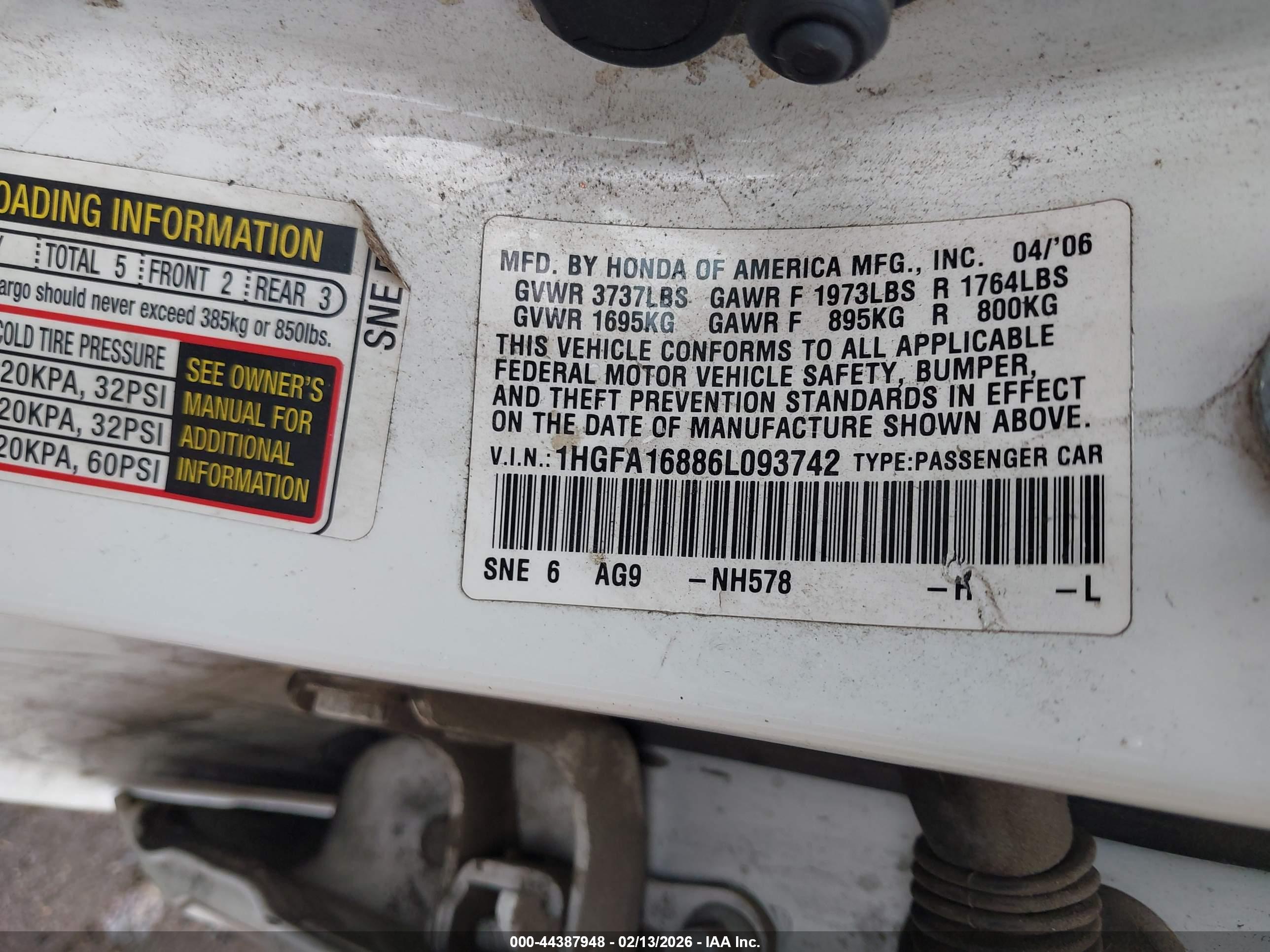 HONDA CIVIC image 9
