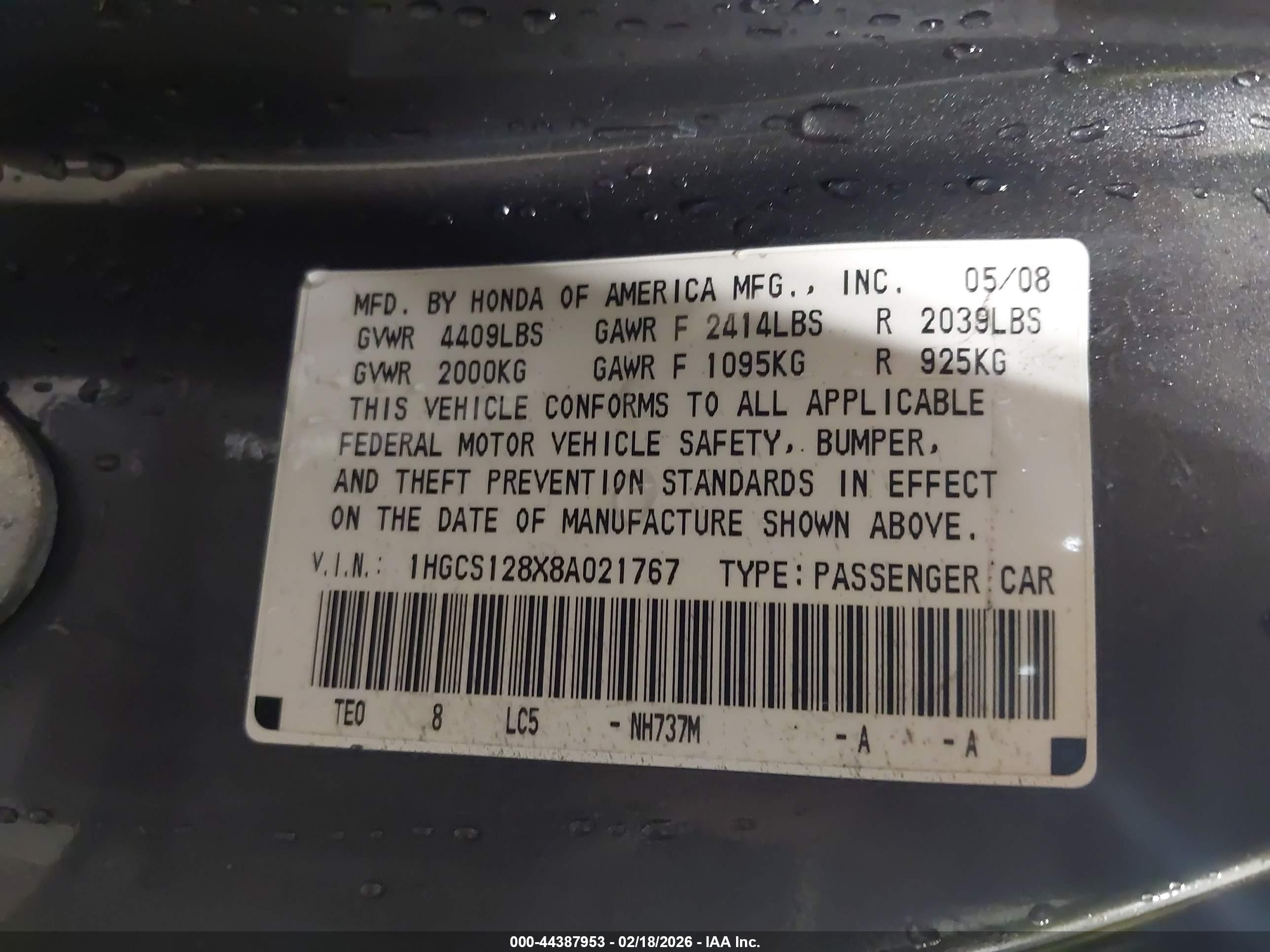 HONDA ACCORD image 9
