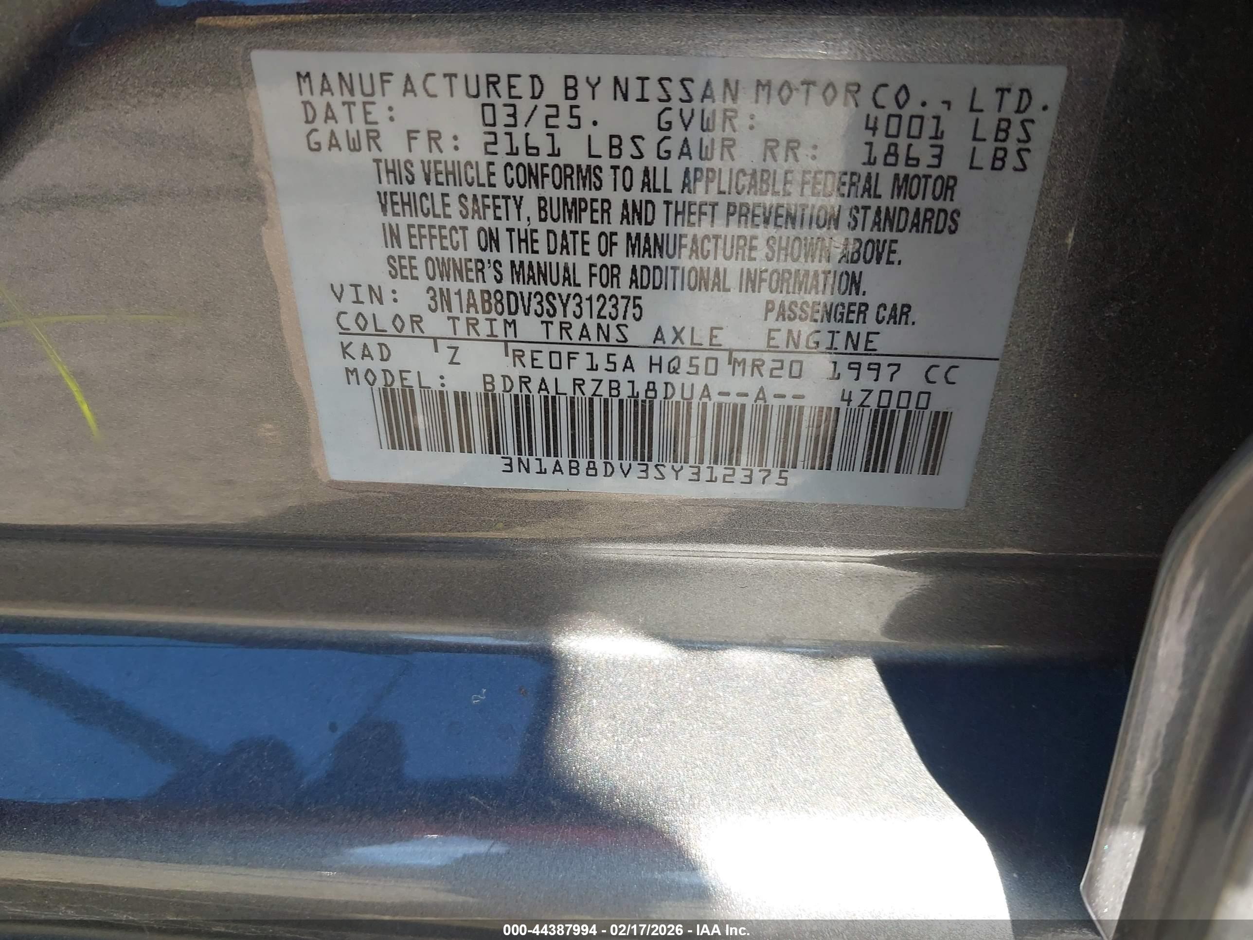 NISSAN SENTRA image 9
