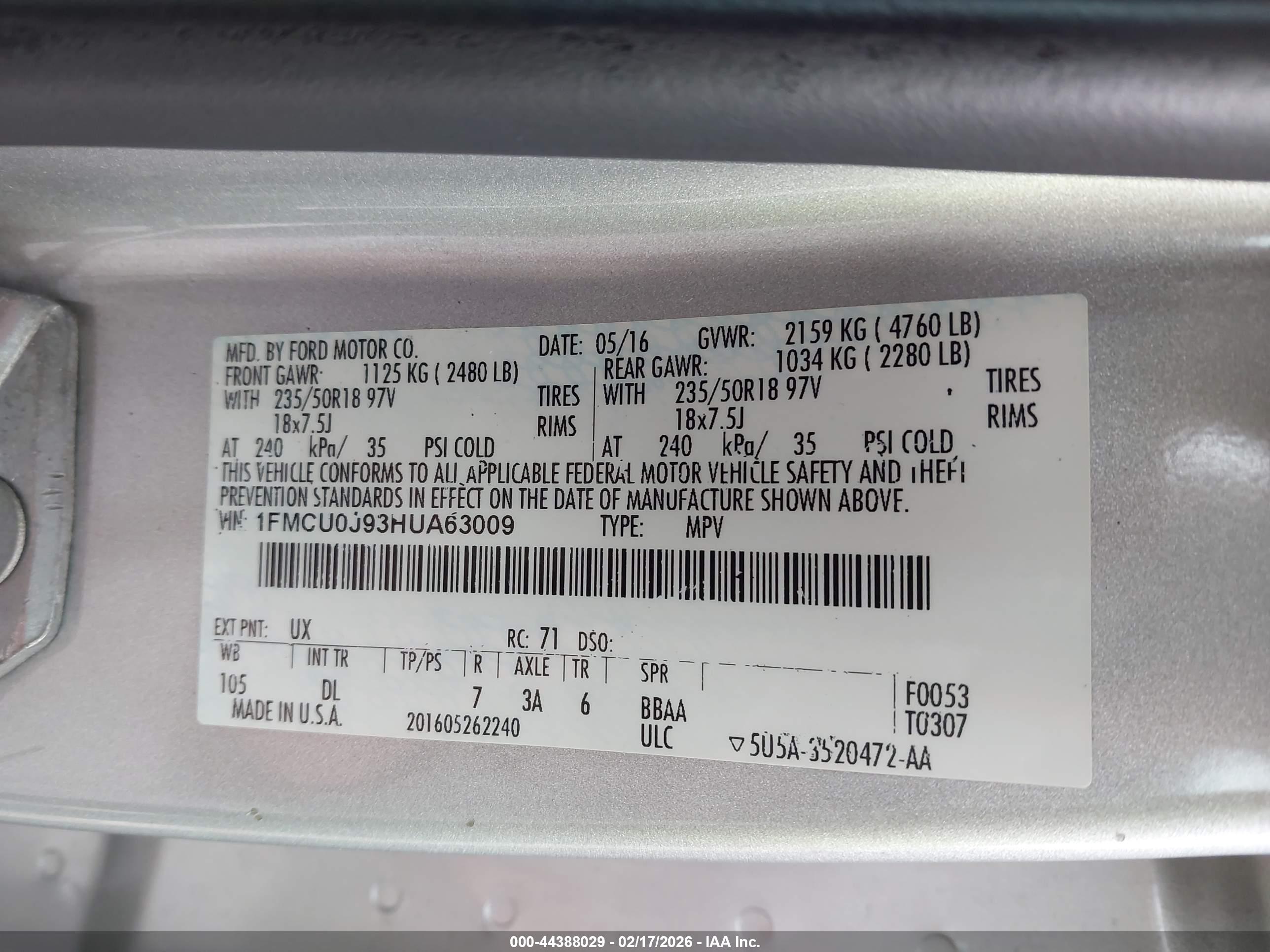 FORD ESCAPE image 9