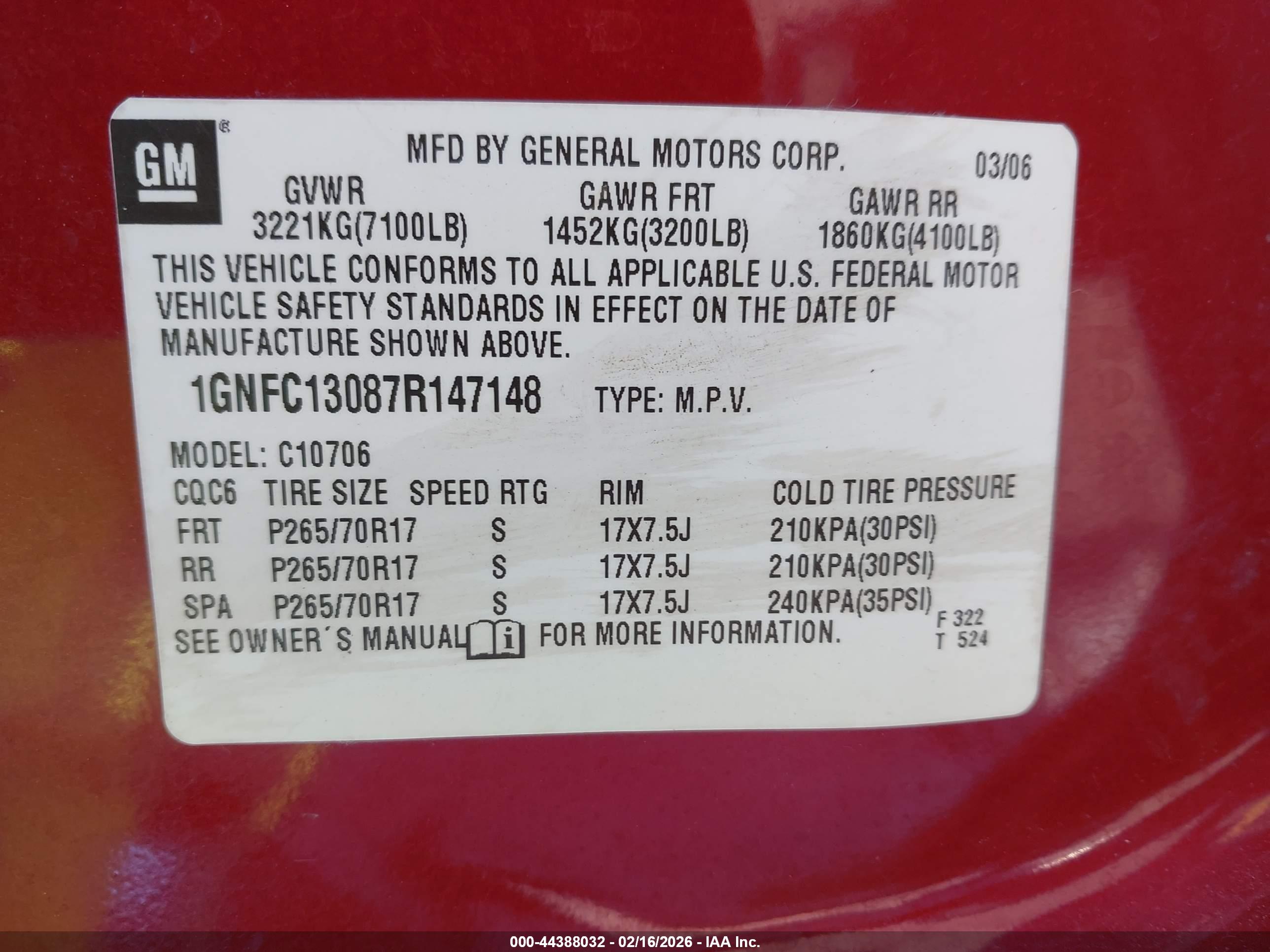 CHEVROLET TAHOE image 9