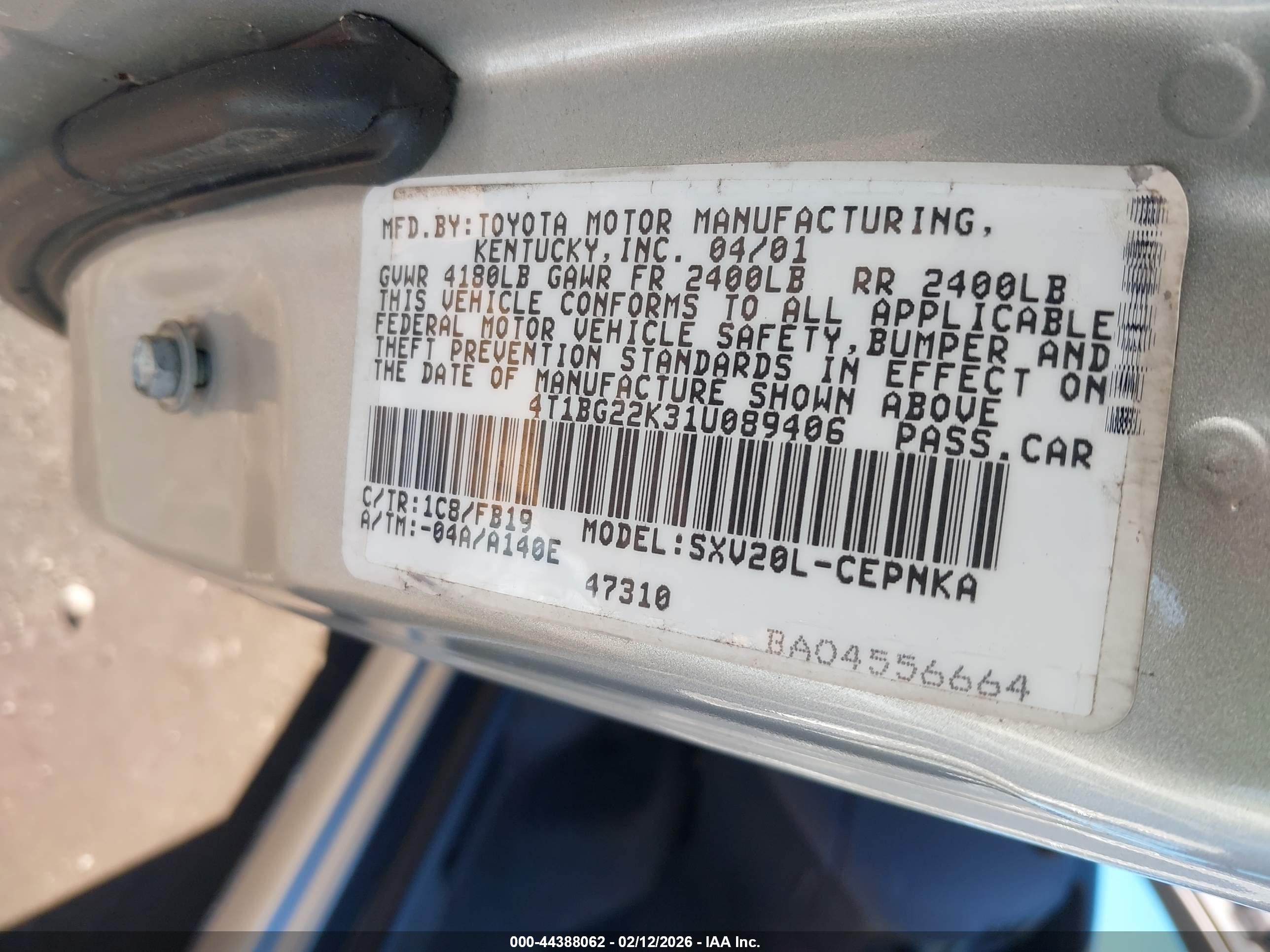 TOYOTA CAMRY image 9