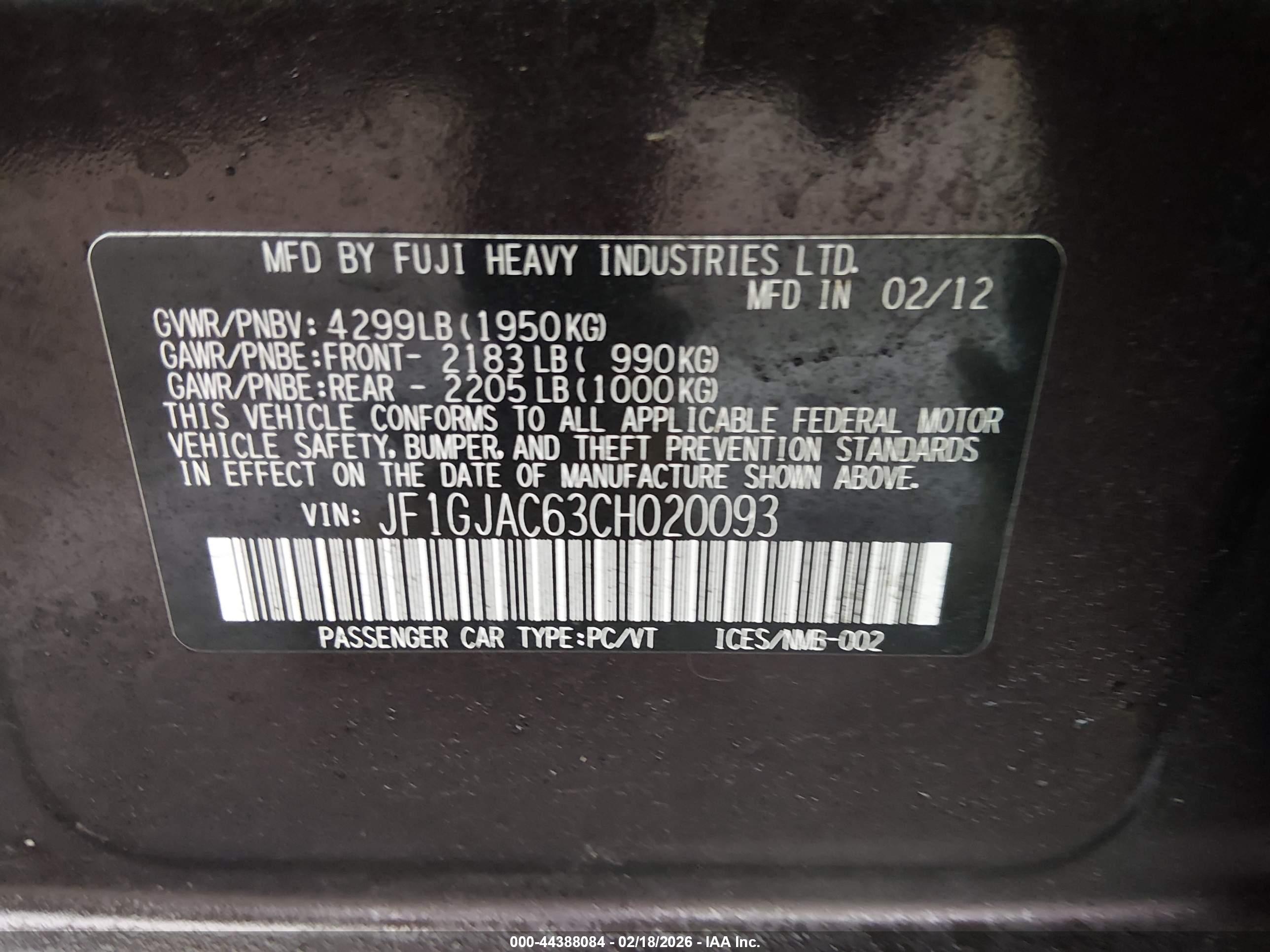 SUBARU IMPREZA image 9