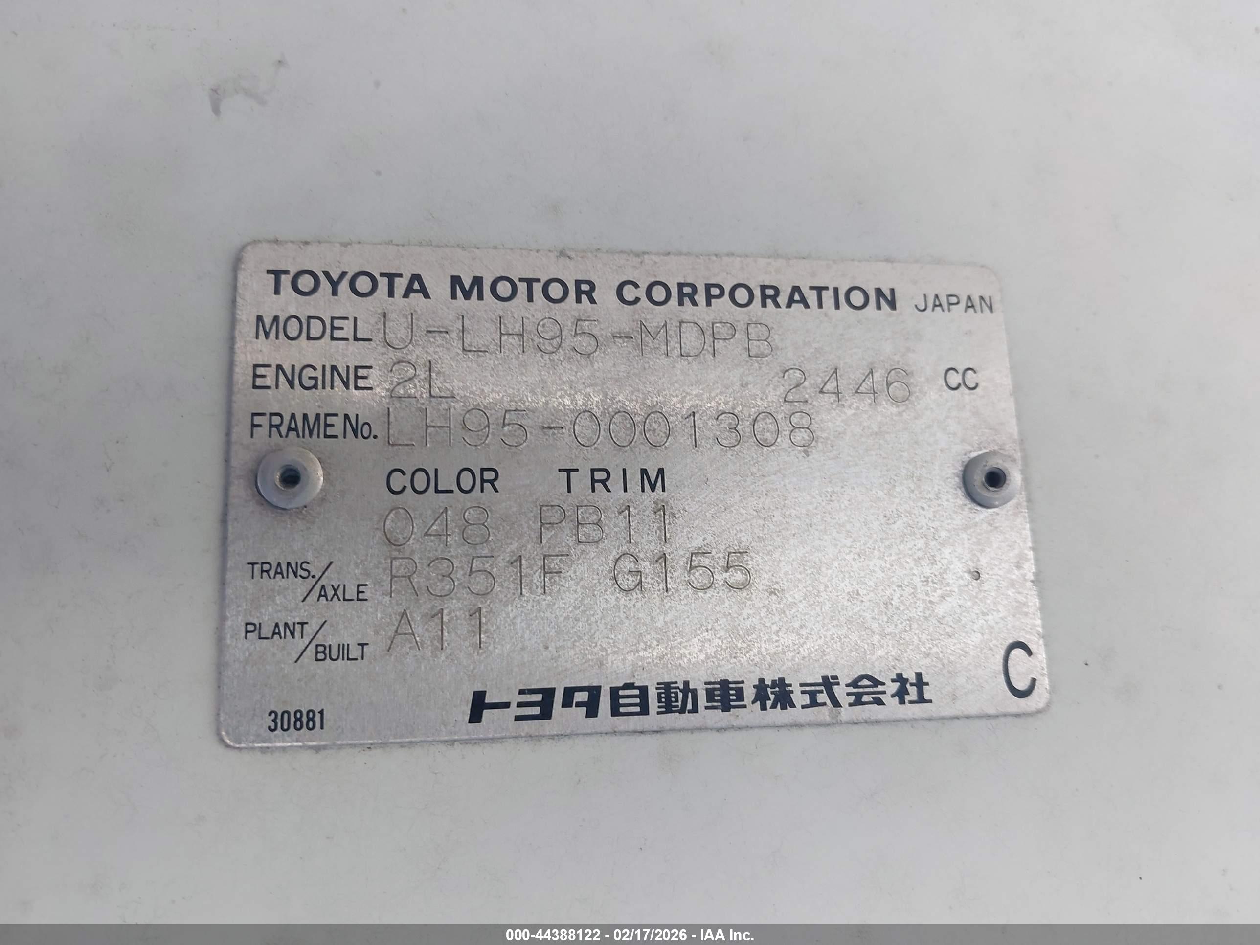 TOYOTA PICK-UP image 9