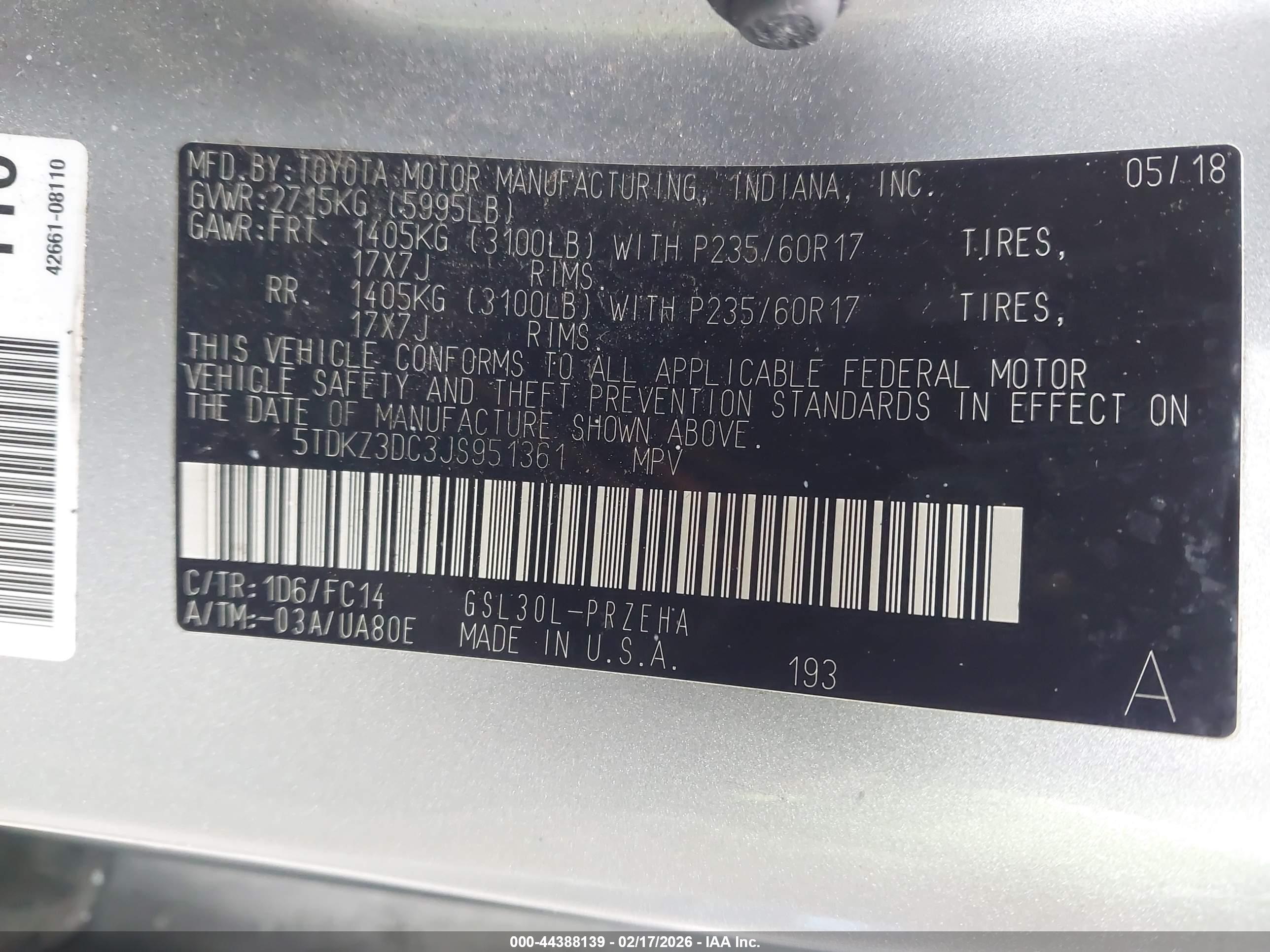 TOYOTA SIENNA image 9