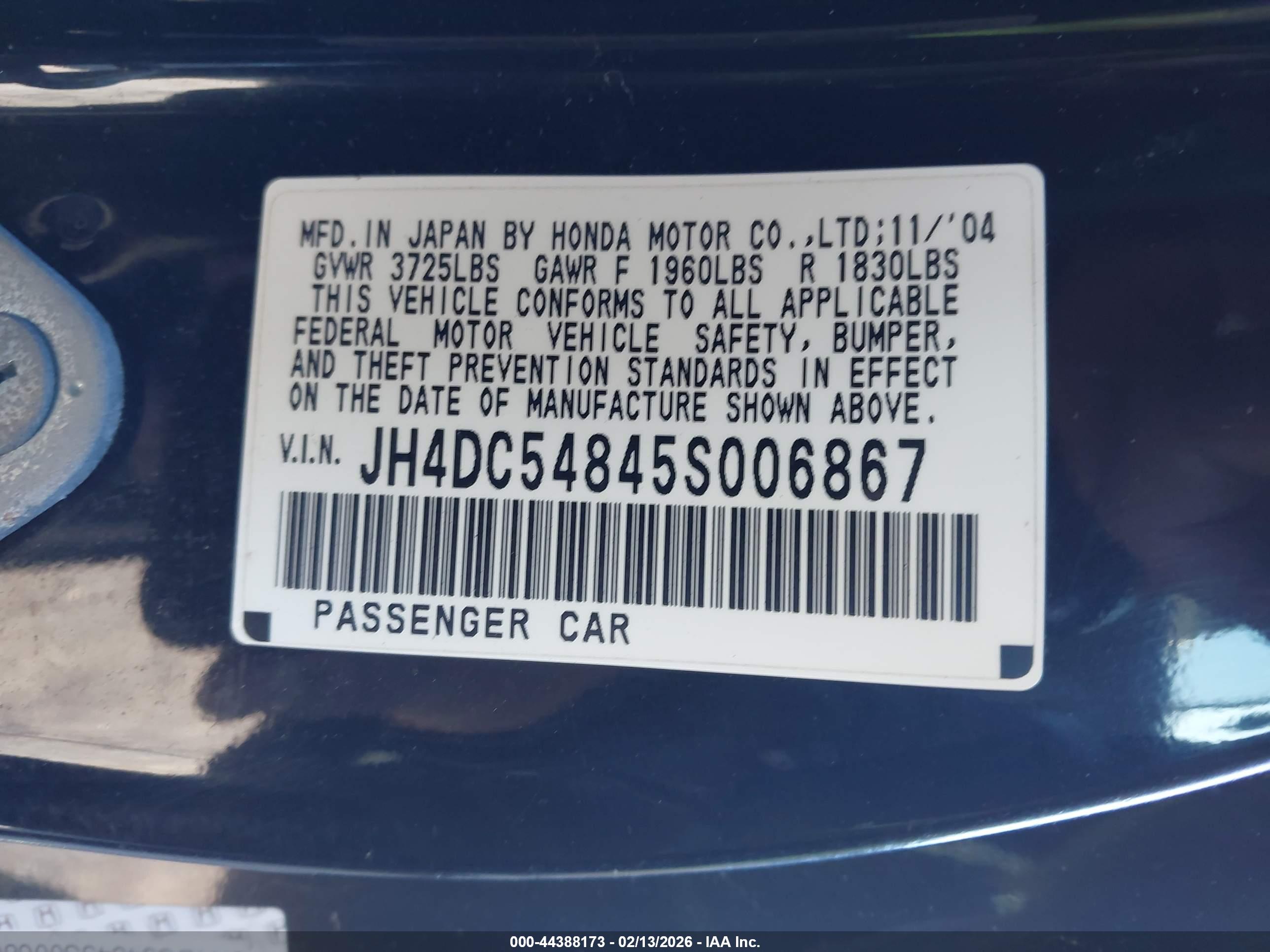 ACURA RSX image 9