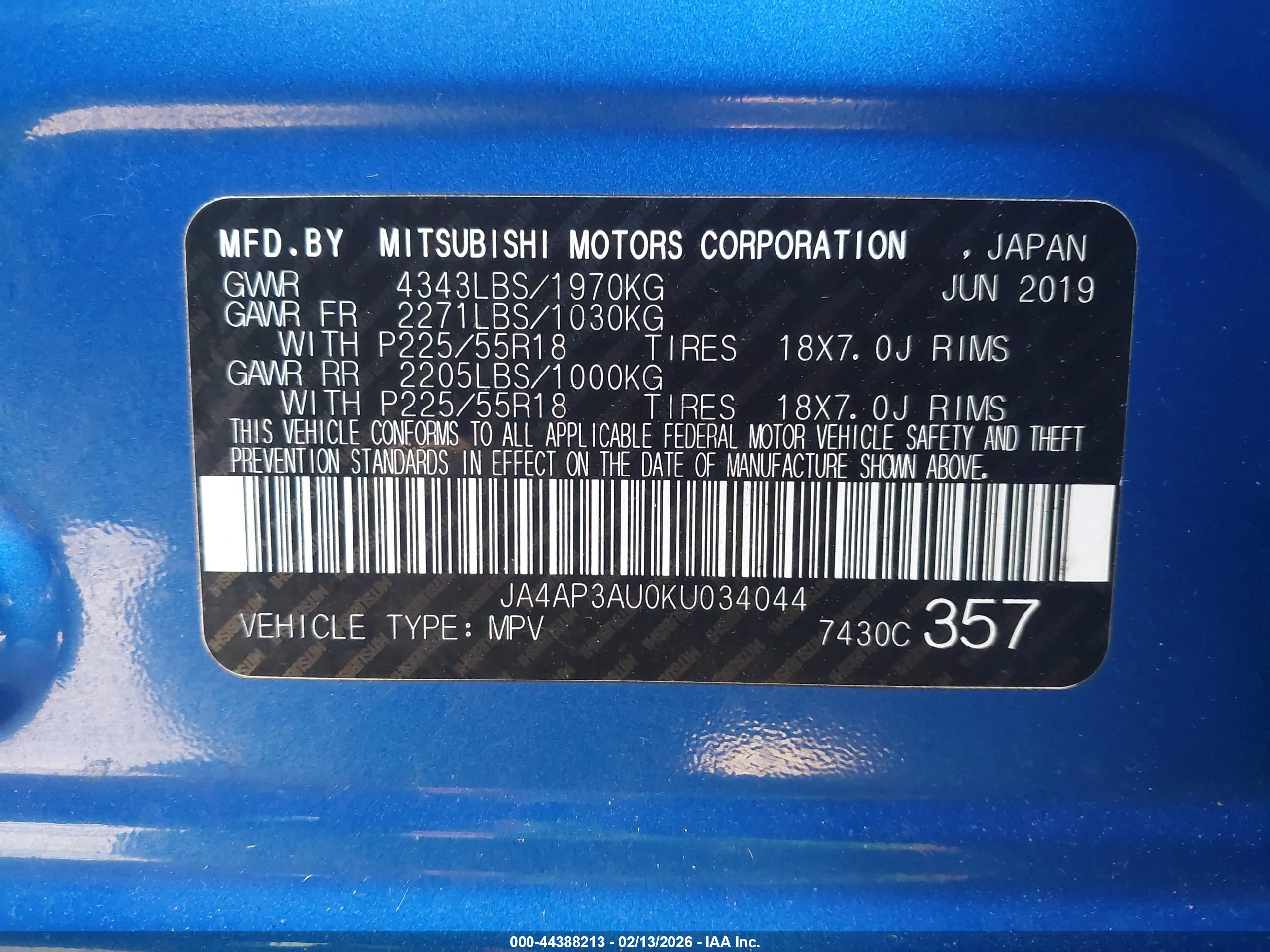 MITSUBISHI OUTLANDER image 9