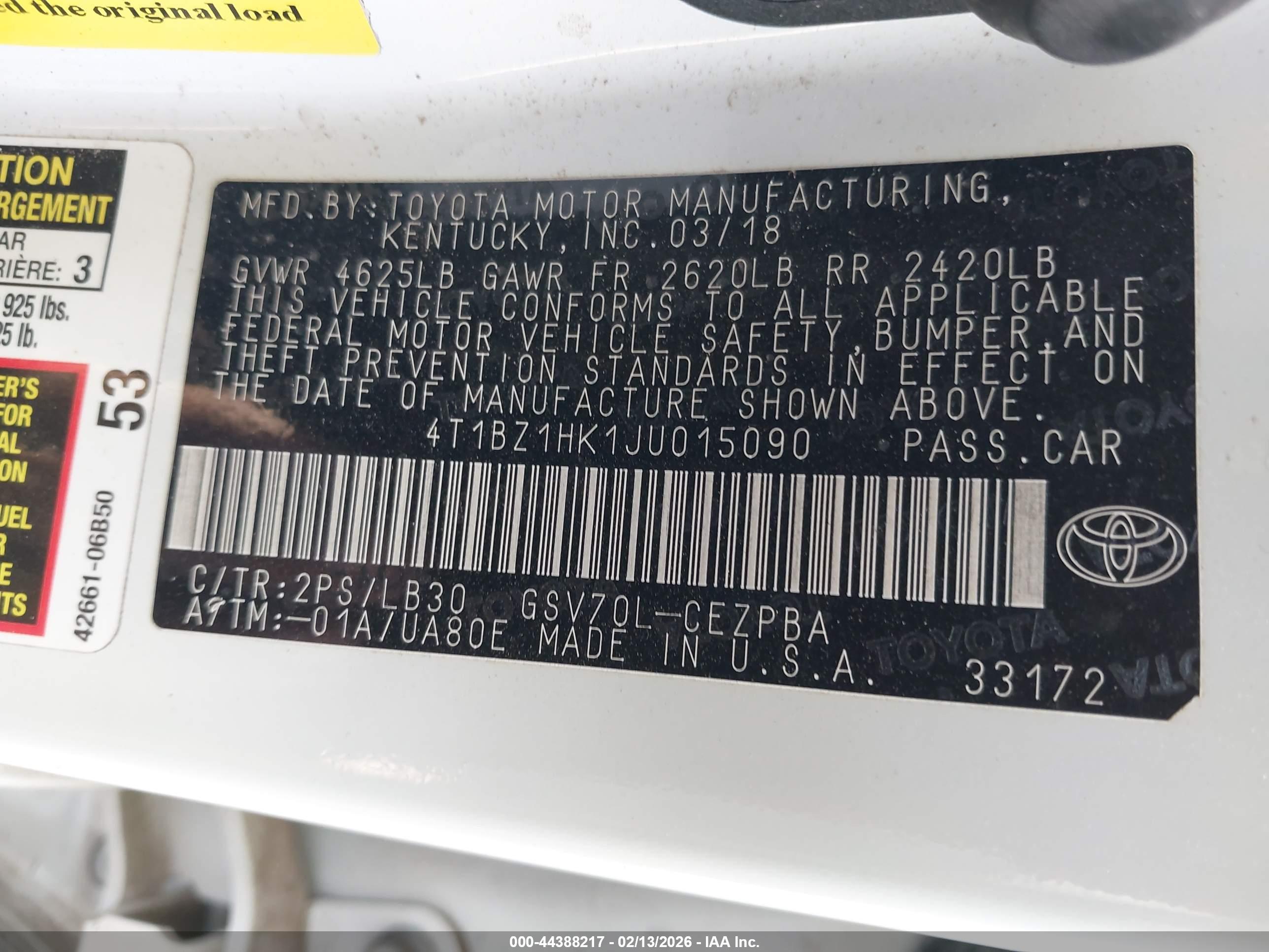 TOYOTA CAMRY image 9