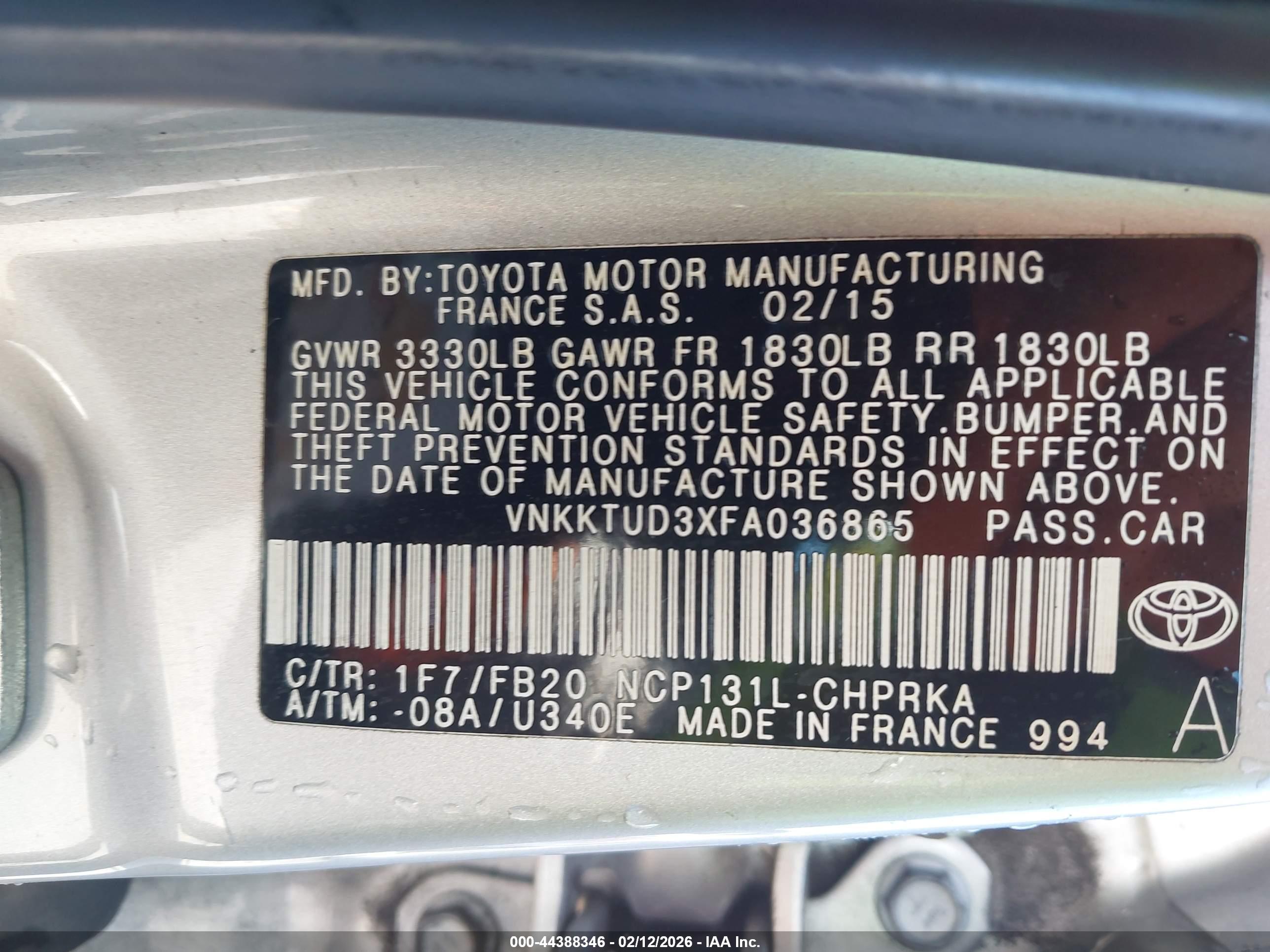 TOYOTA YARIS image 9