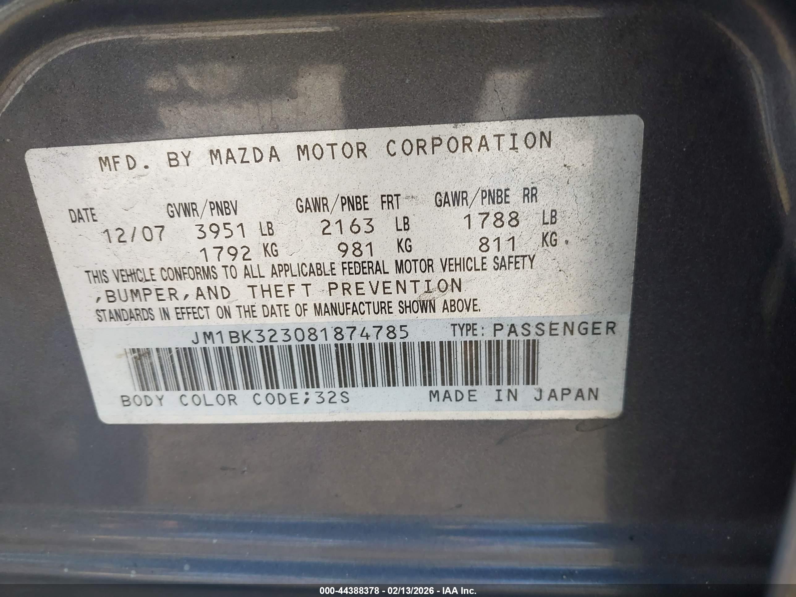 MAZDA MAZDA3 image 9