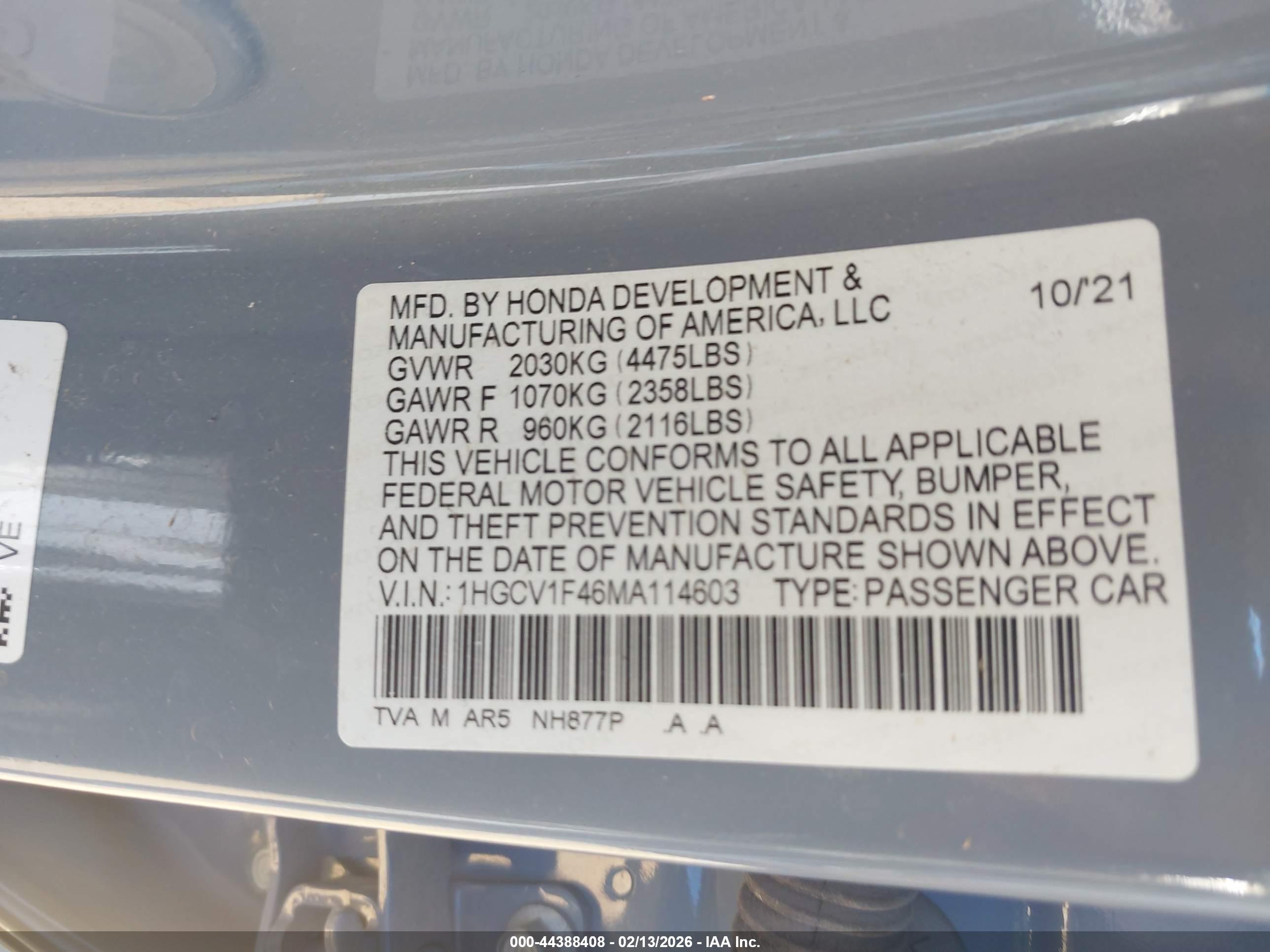 HONDA ACCORD image 9