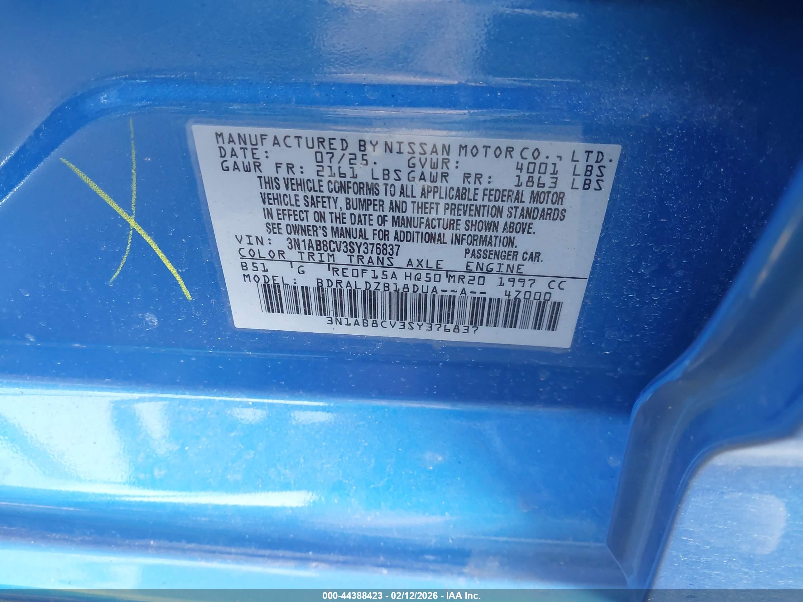NISSAN SENTRA image 9