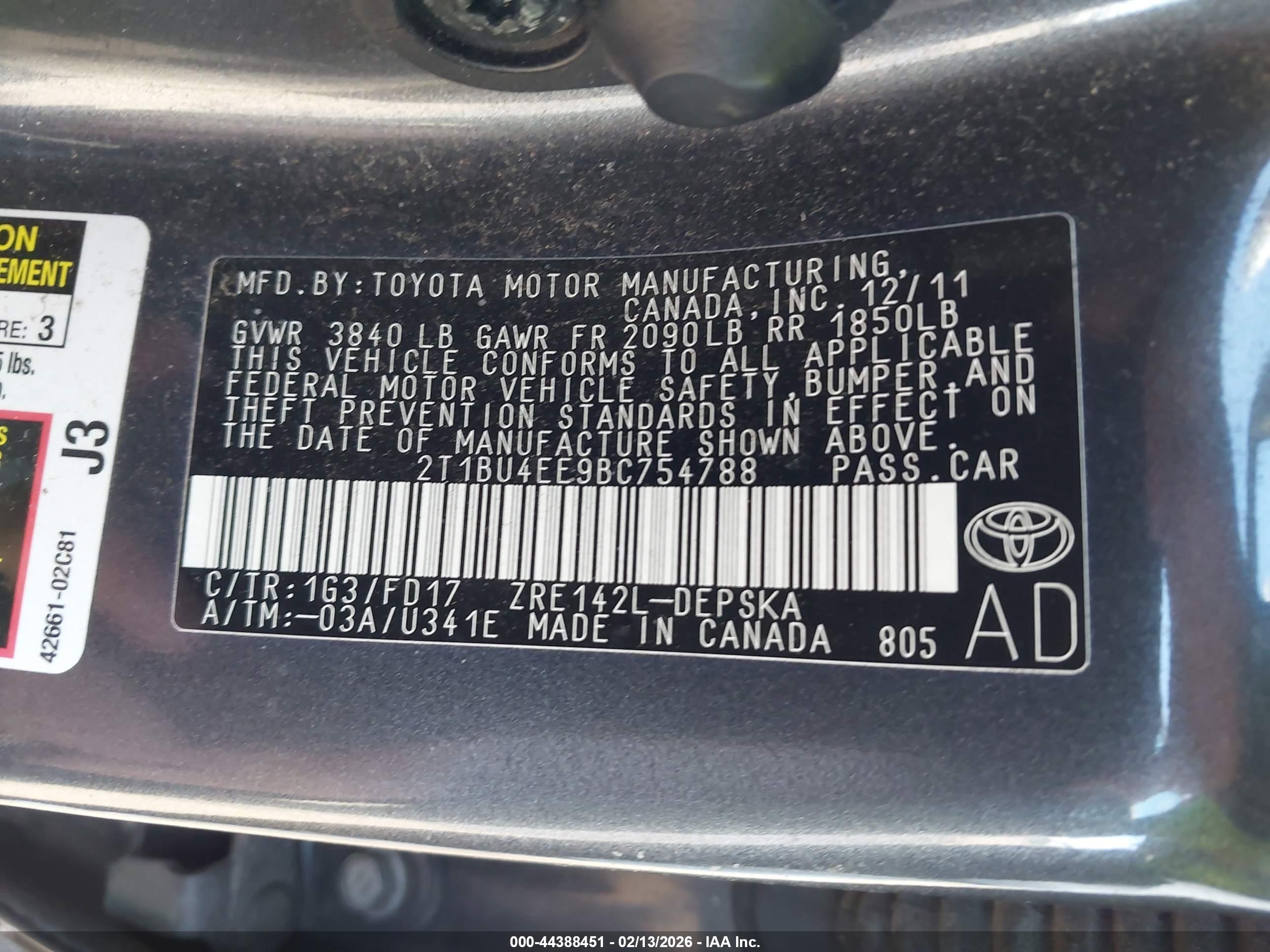 TOYOTA COROLLA image 9
