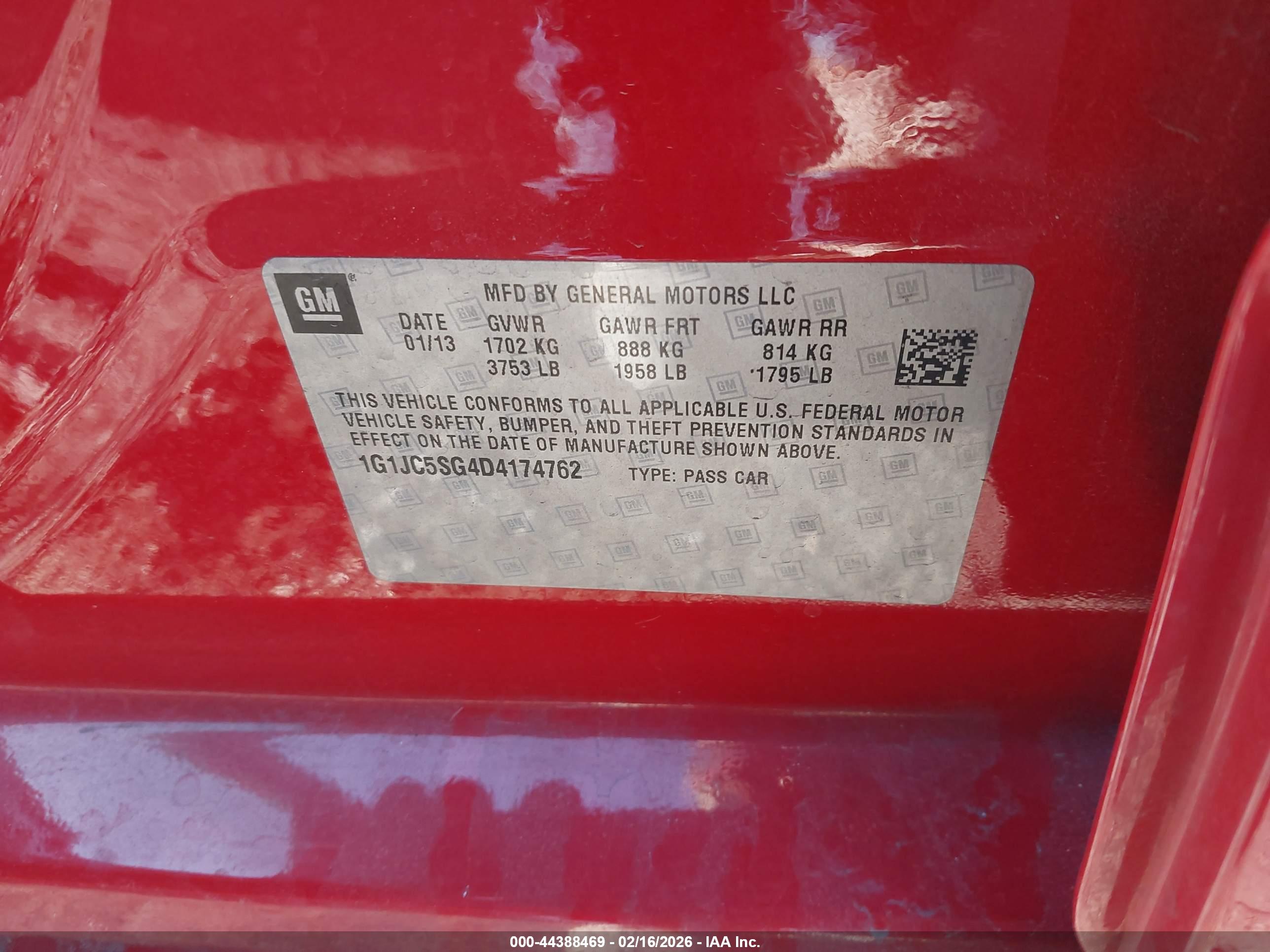 CHEVROLET SONIC image 9