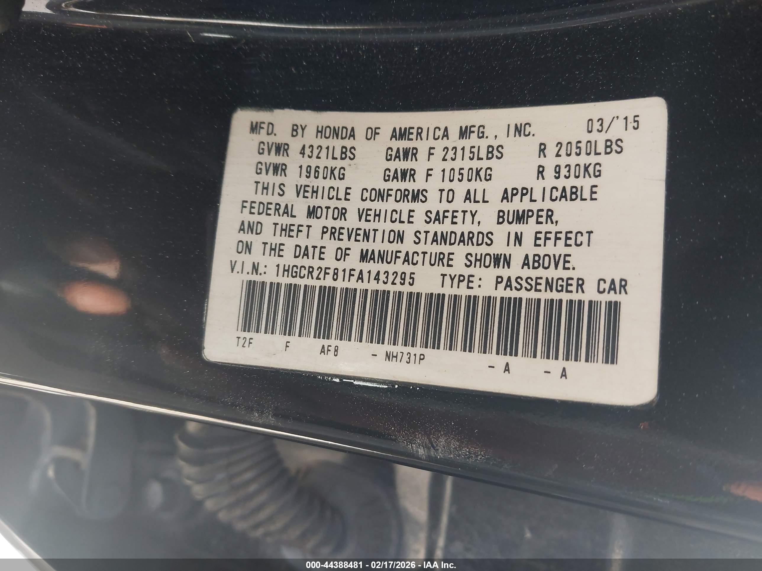 HONDA ACCORD image 9