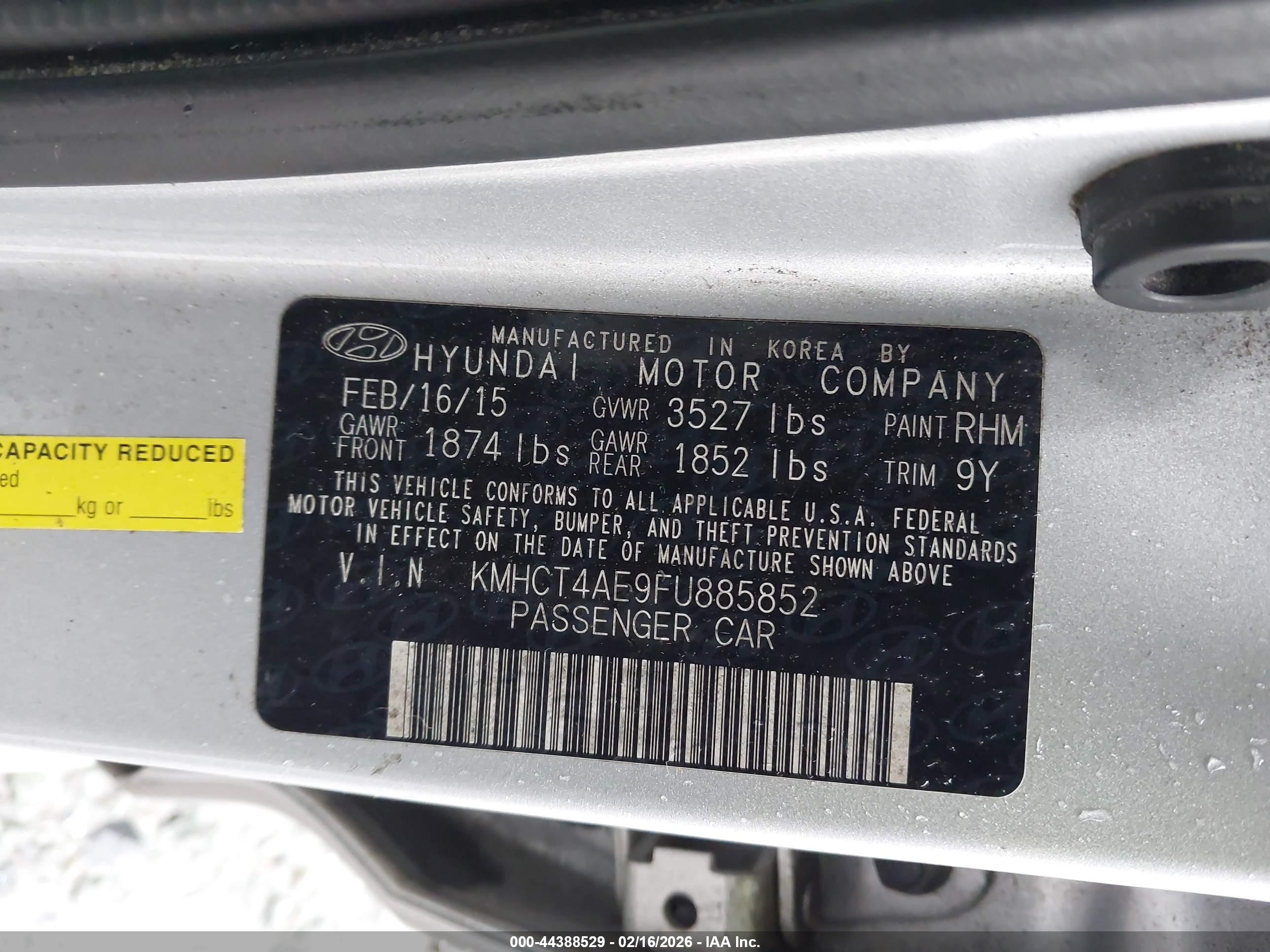 HYUNDAI ACCENT image 9
