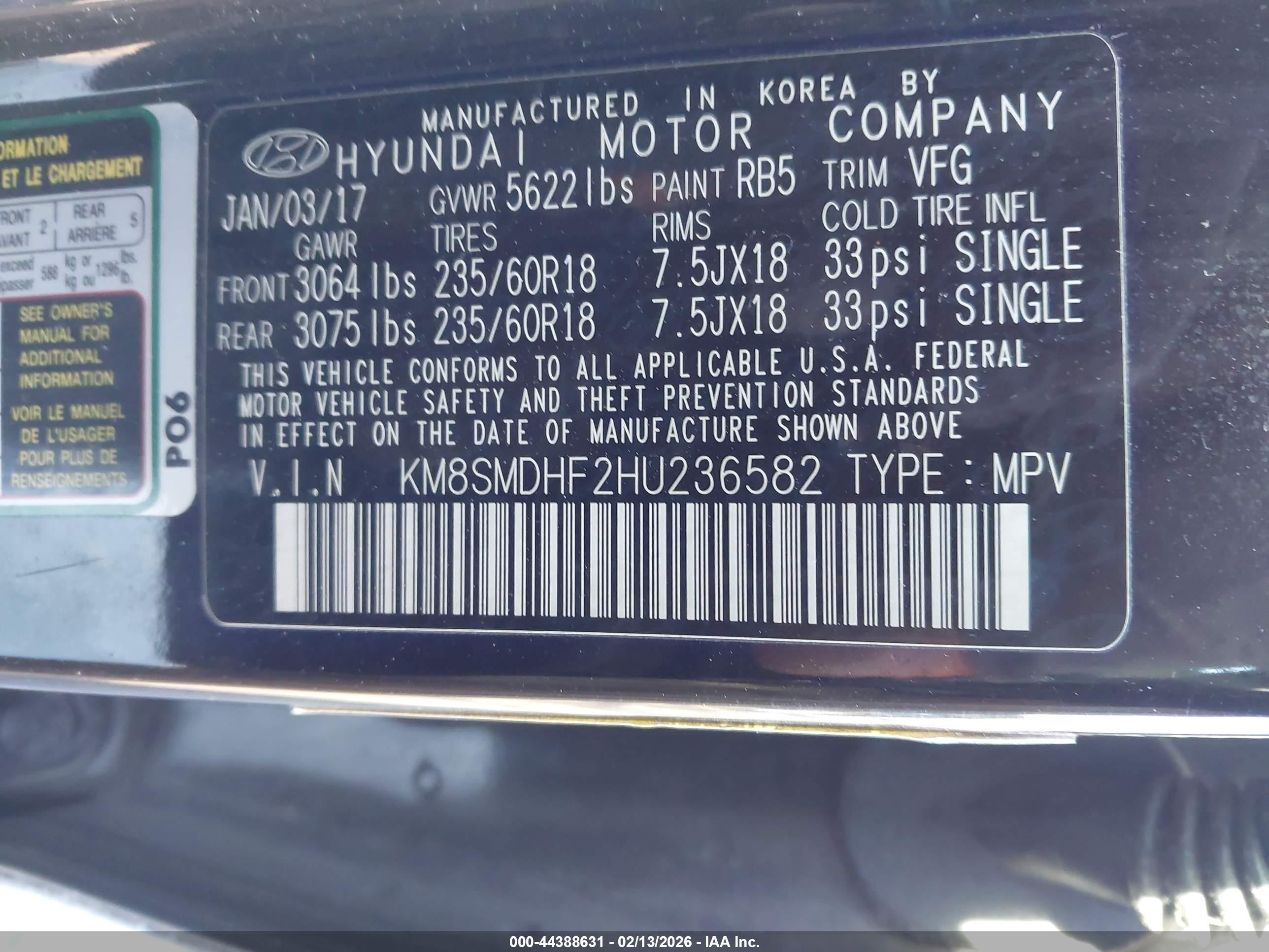 HYUNDAI SANTA image 9